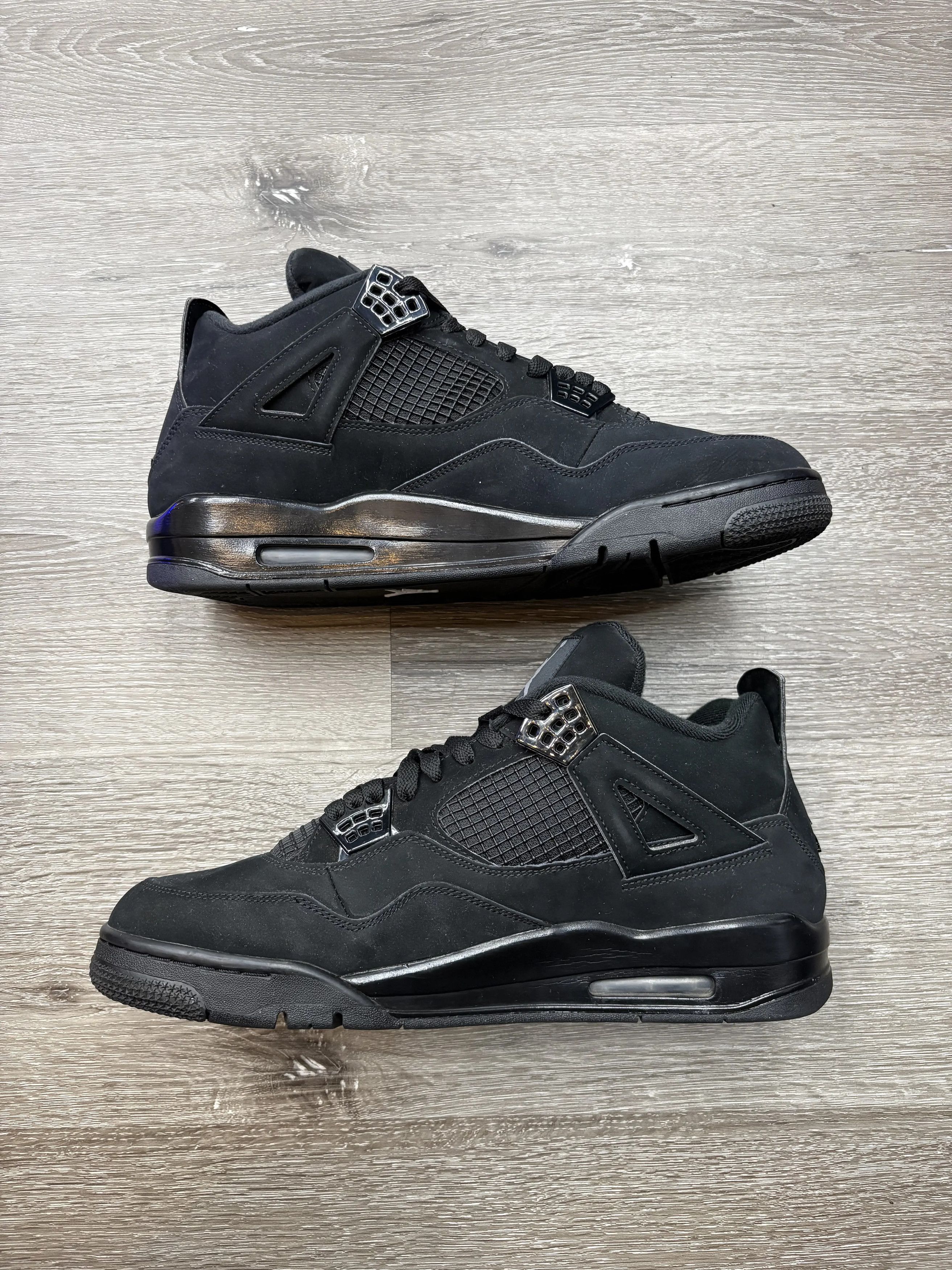 Jordan Brand Air Jordan 4 Retro "Black Cat" (2020) **PRE-OWNED** Size US 13 / EU 46 - 2 Thumbnail