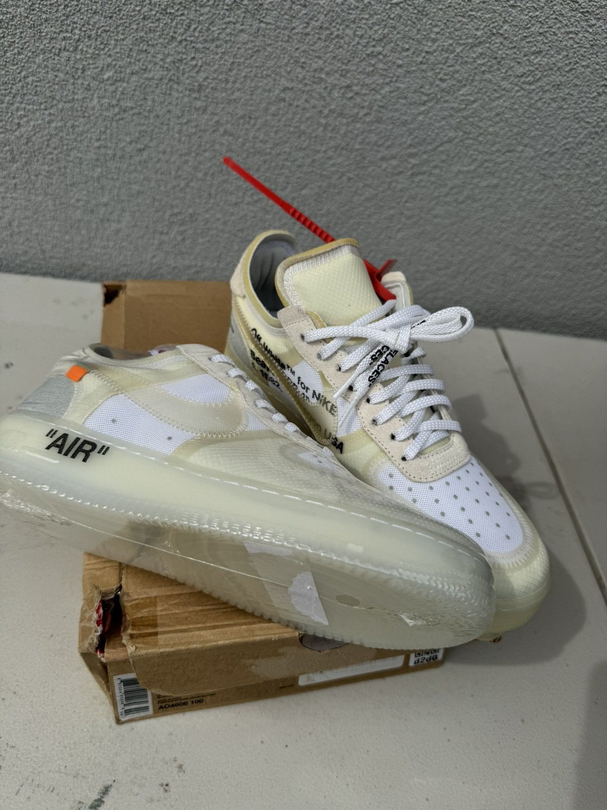 Nike × Off-White Off white Air Force 1 Size US 10 / EU 43 - 5 Thumbnail