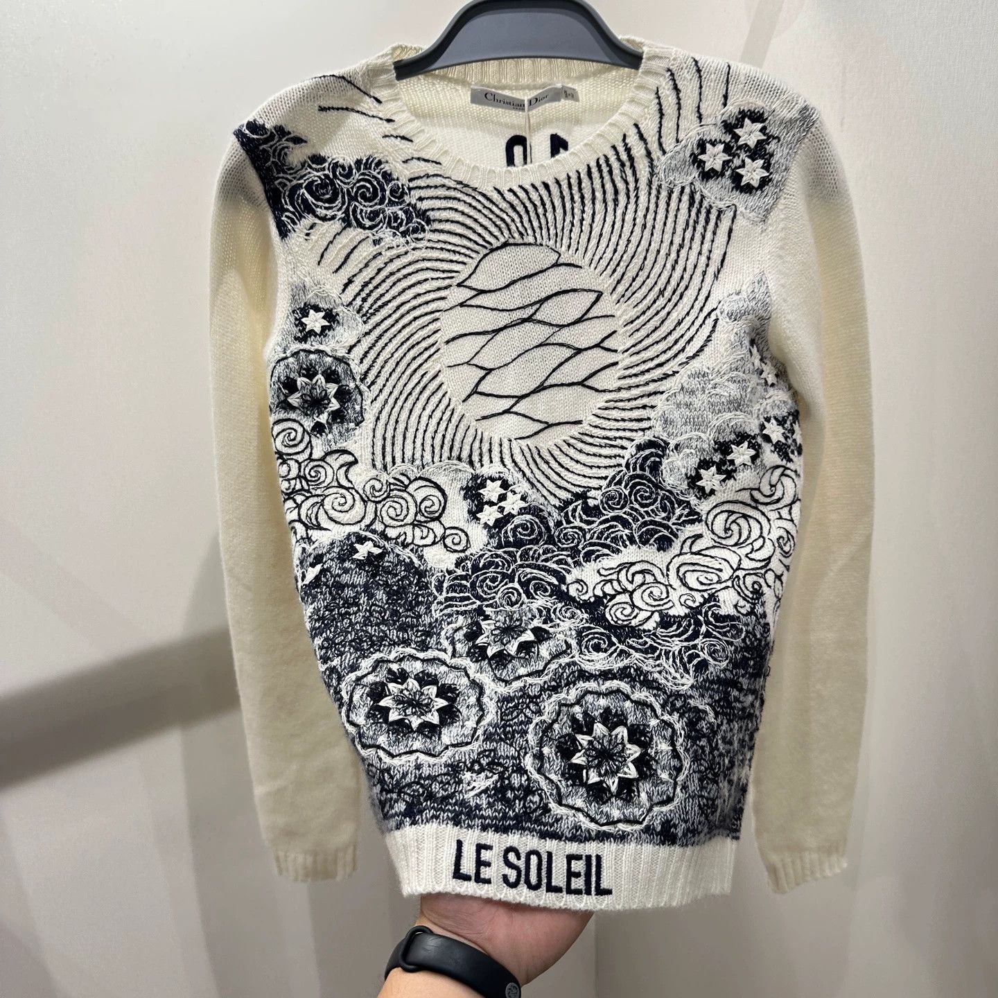 Christian Dior Monsieur Dior Tarot Embroidery Cashmere Sweater 36 Size XS / US 0-2 / IT 36-38 - 6 Thumbnail