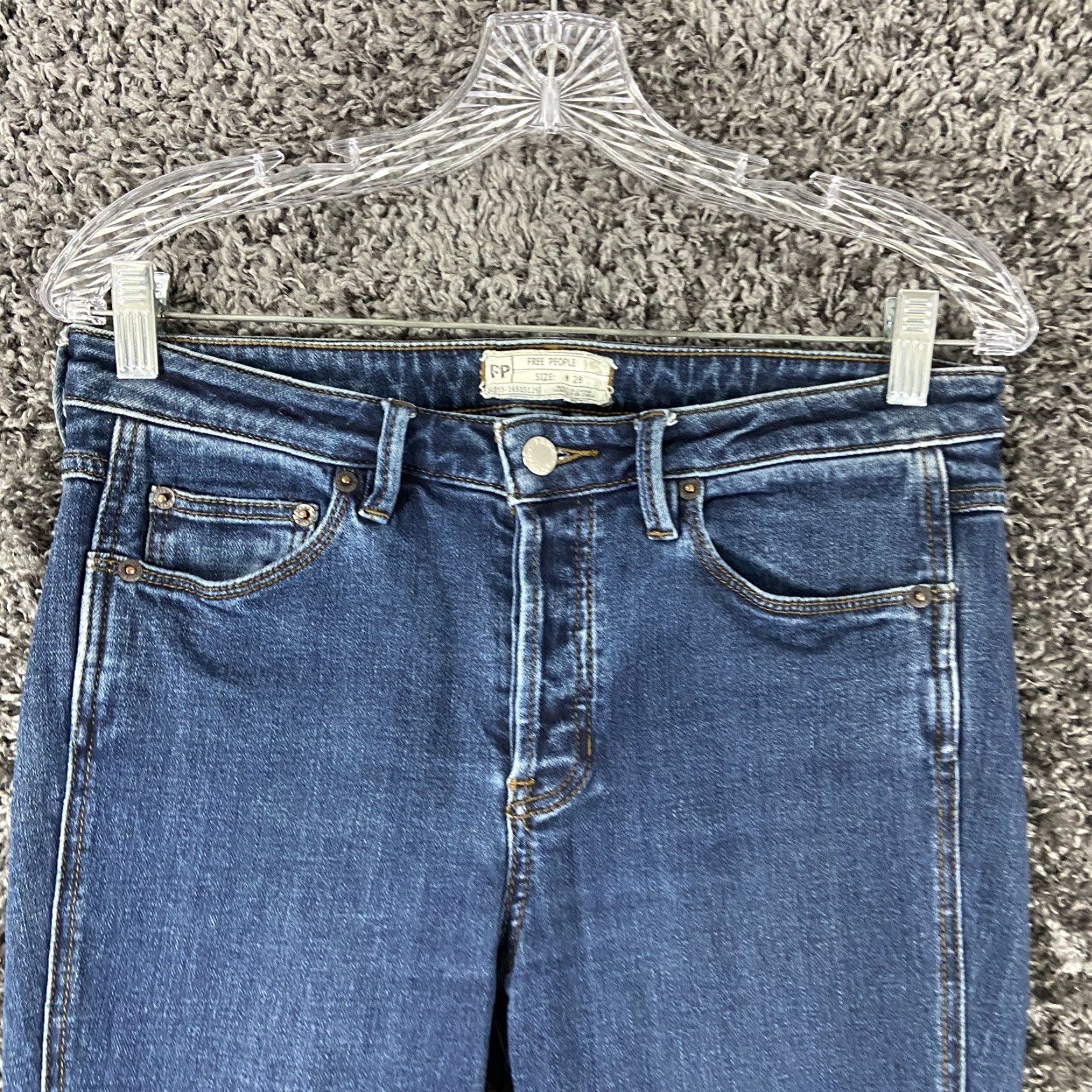 Free People Free People Skinny Jeans Blue Women’s Size 28 Size 28" / US 6 / IT 42 - 5 Thumbnail