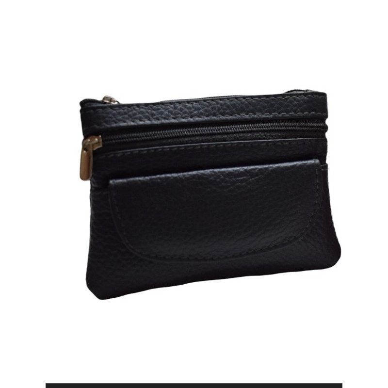 Handmade Leather coin purse and credit card wallet Key Chain Holder Size ONE SIZE - 2 Thumbnail