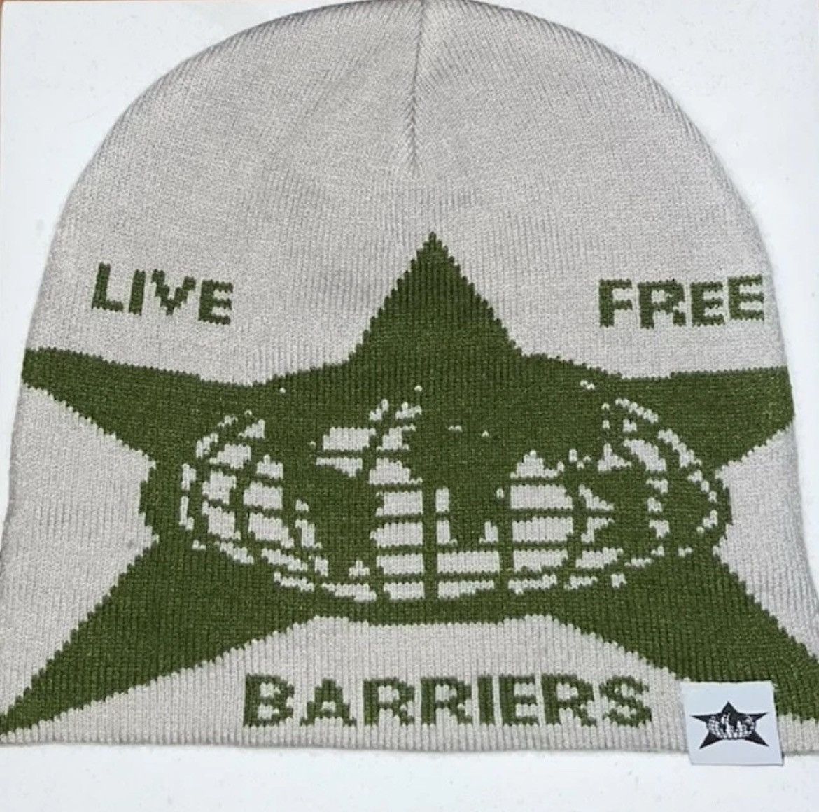 Barriers BARRIER LIVE FREE BEANIE HAT Gray Size ONE SIZE - 1 Preview