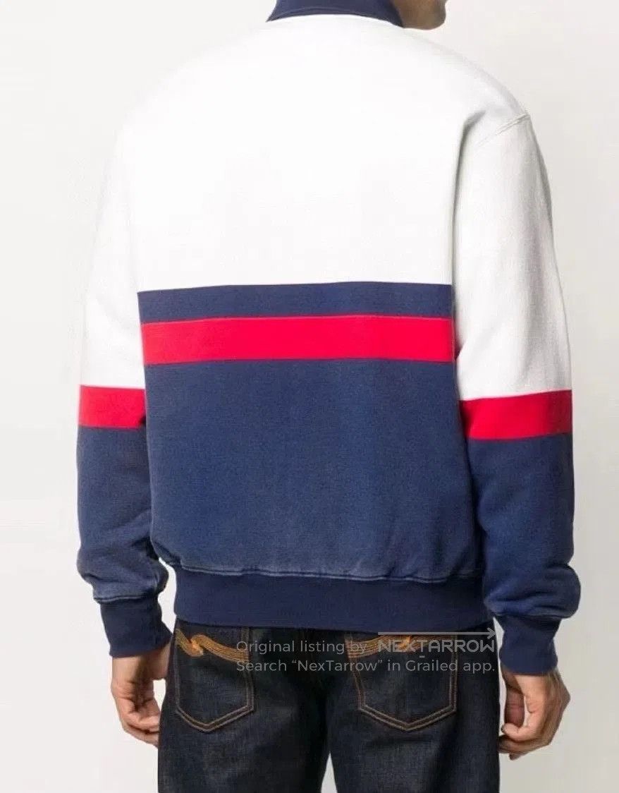 Gucci Gucci Red Blue Distressed Horsebit Jacket. Size US L / EU 52-54 / 3 - 7 Thumbnail