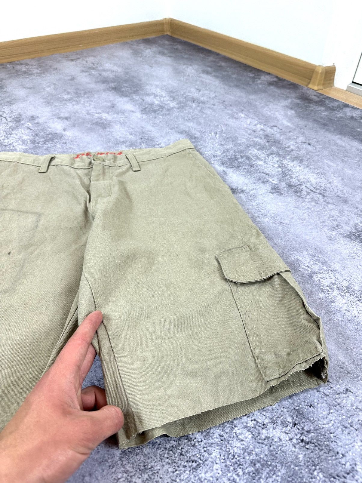 Dickies Vintage Dickies Distressed Cargo USA Hype Y2K Baggy Shorts Size US 30 / EU 46 - 8 Thumbnail