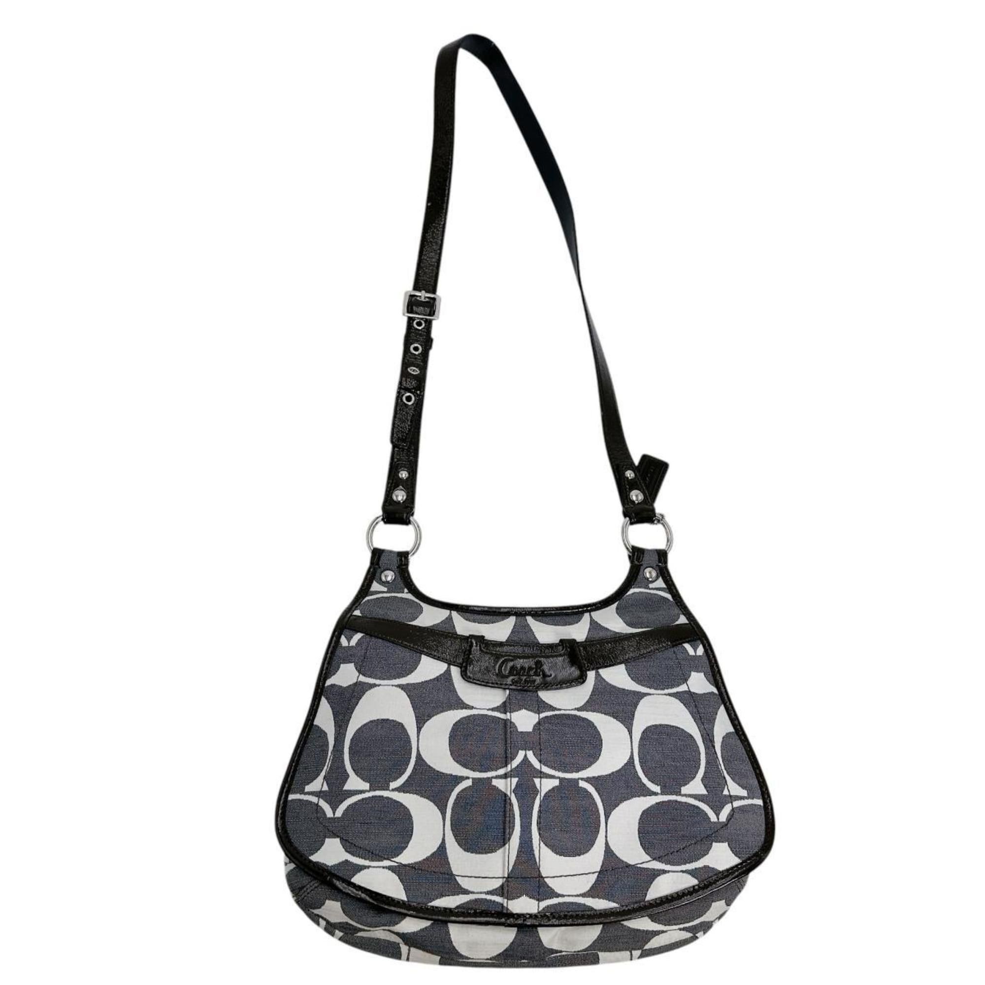 Coach Coach Signature Canvas Shoulder Bag, Crossbody, Gray, 10869-13292 Size ONE SIZE - 1 Thumbnail
