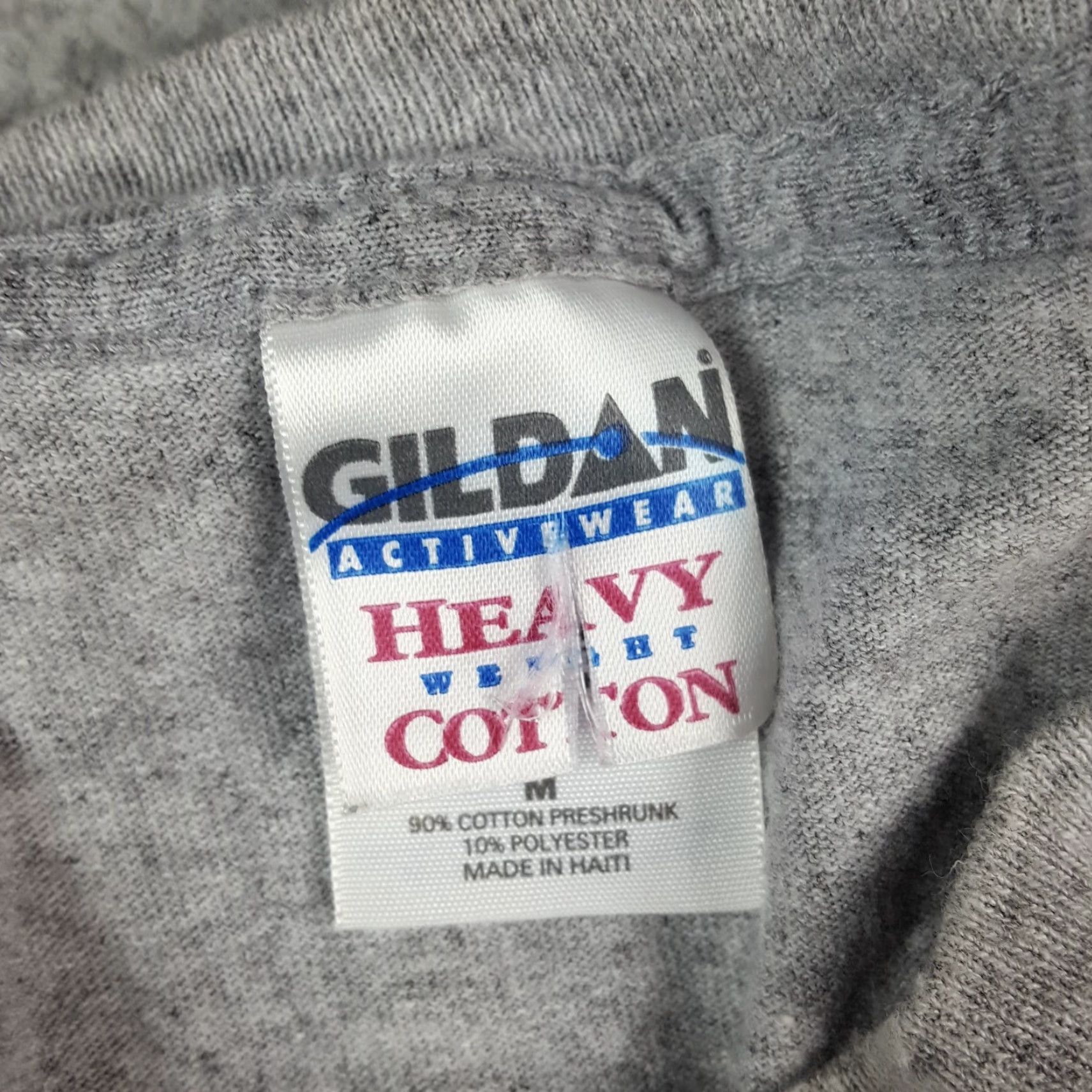 Gildan VINTAGE Gildan T-Shirt Shirt Men 90s Trucker Hammer Down Flag USA Gray Small Crew Neck Short Sleeve 18 Wheeler Embroidered Logo Vintage USA Size US S / EU 44-46 / 1 - 6 Thumbnail