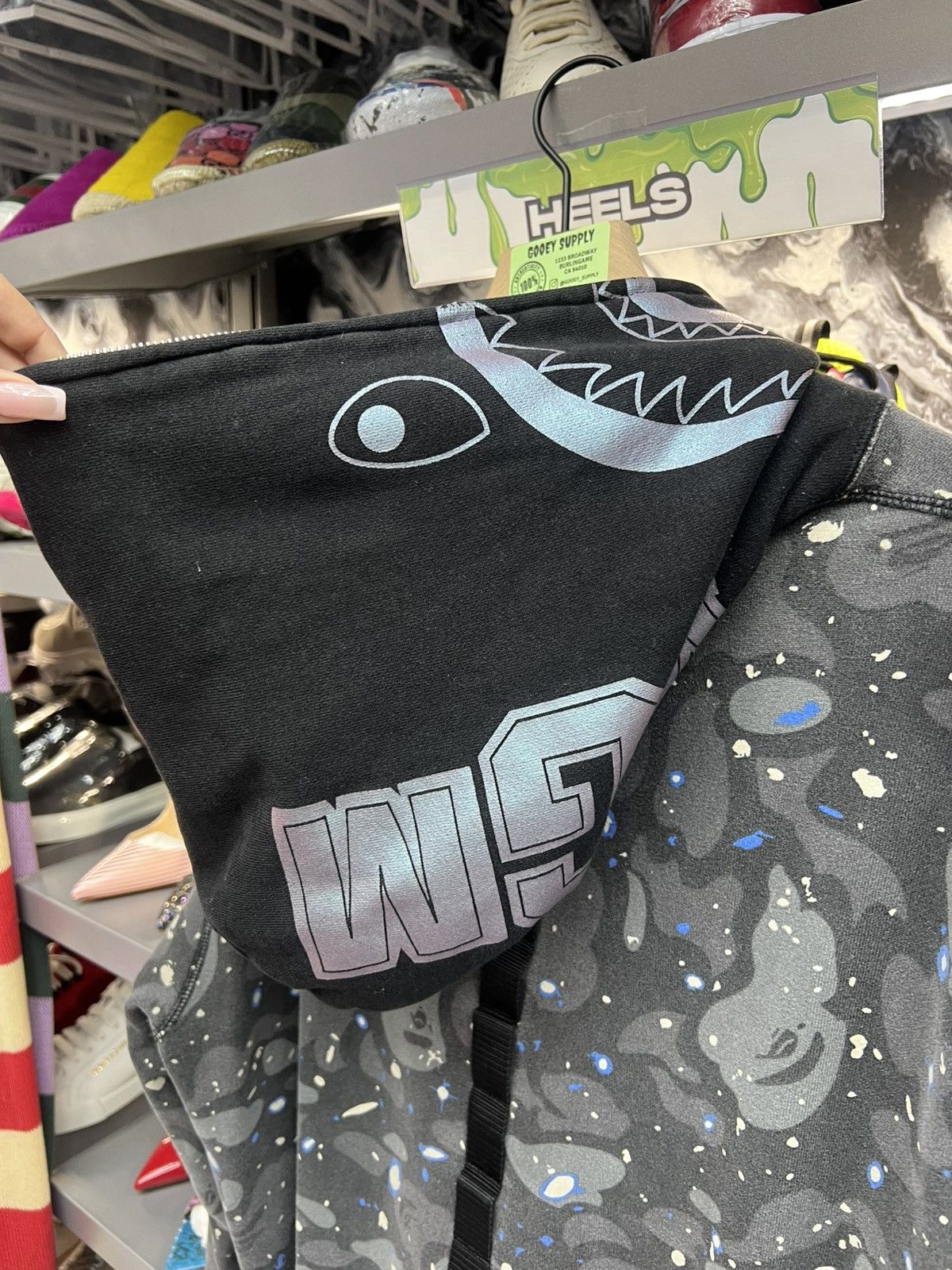 Bape Bape Space Camo Shark Full Zip Size US XXL / EU 58 / 5 - 8 Thumbnail