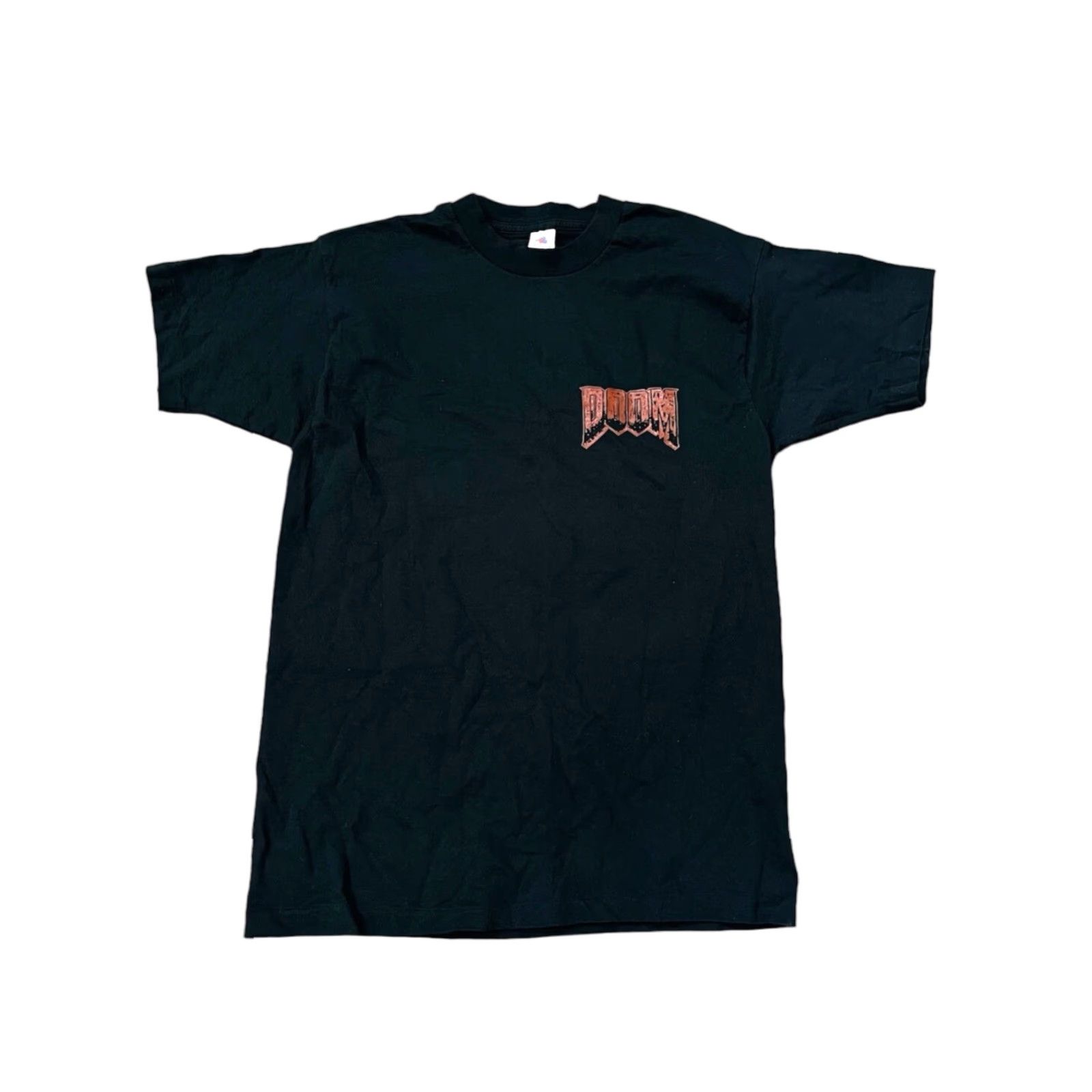 DOOM T-Shirt Vintage Logo – Schwarz, Größe M Für Gaming-Fans