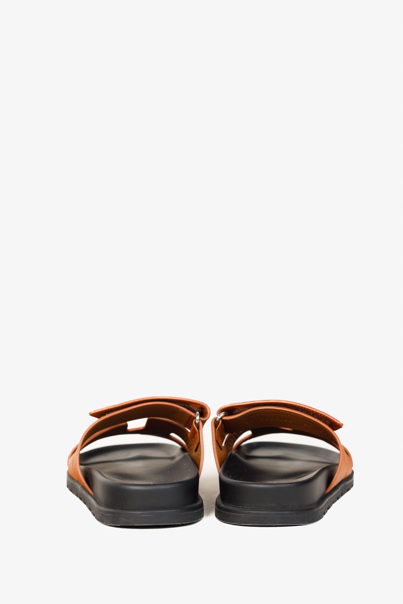 Hermes Hermes Chypre Naturel Leather Techno-Sandals Size US 6.5 / IT 36.5 - 4 Thumbnail