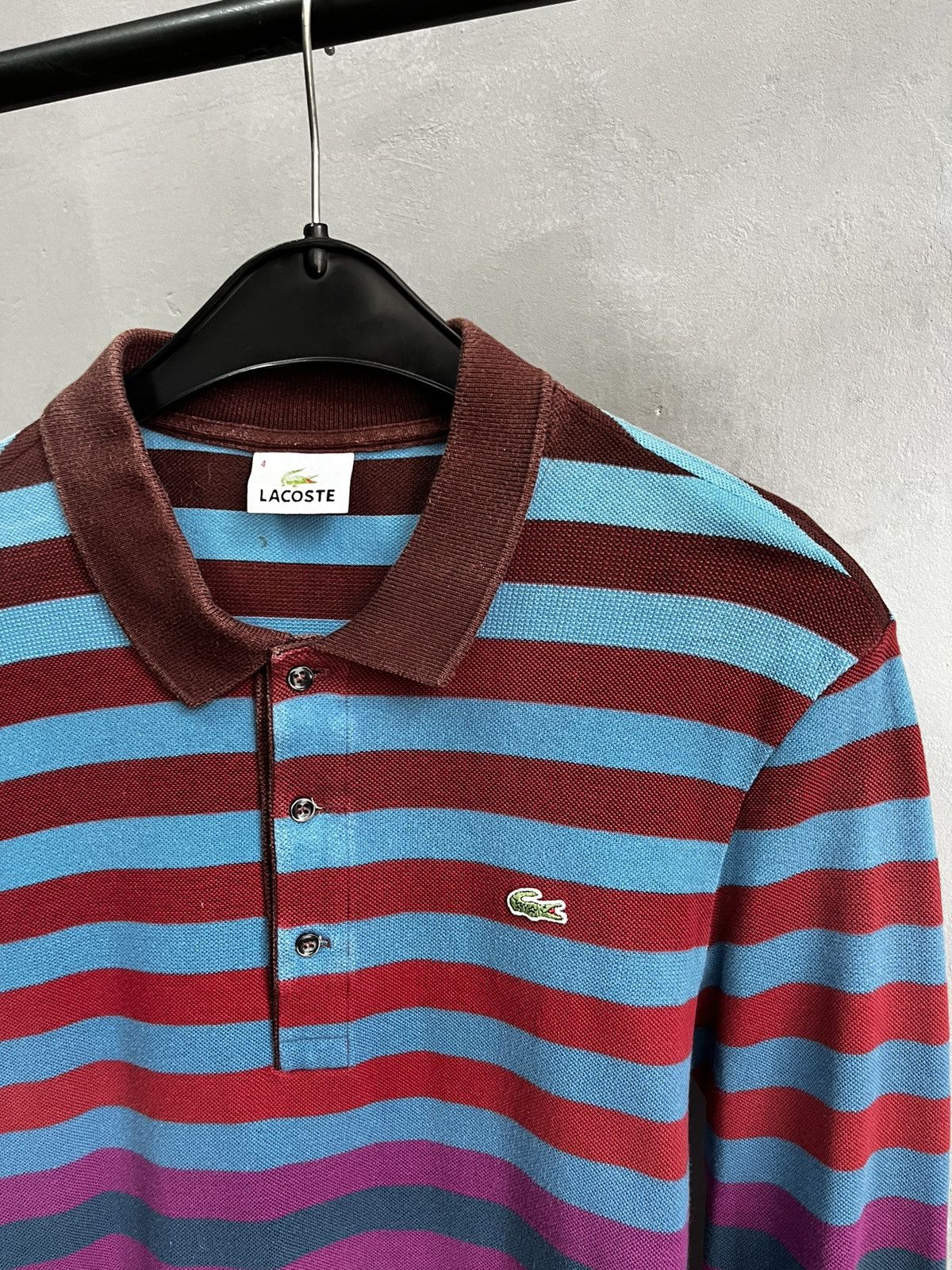 Lacoste × Vintage Lacoste rugby shirt emo Size US S / EU 44-46 / 1 - 2 Thumbnail
