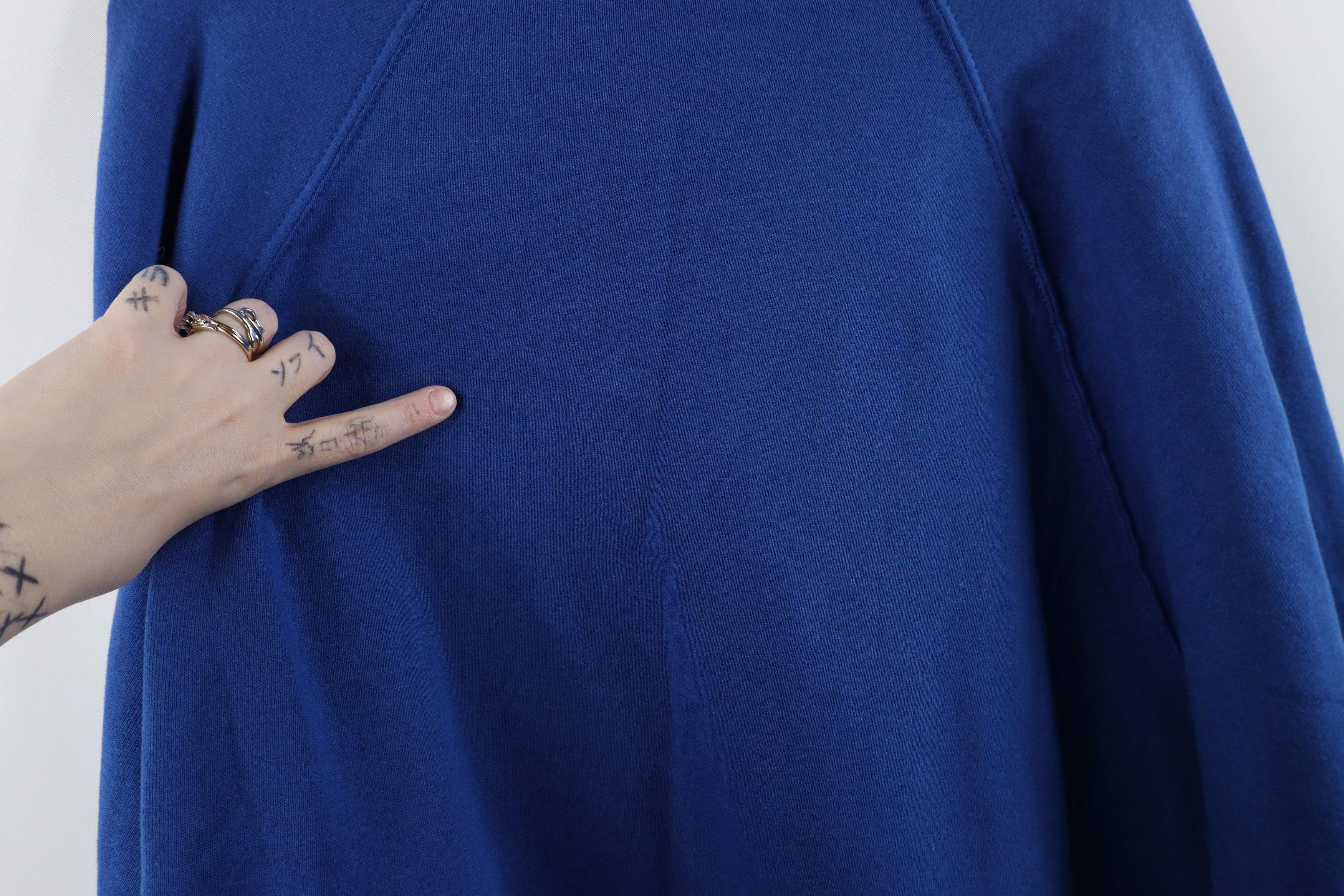 Vintage Deadstock Vintage 90s Streetwear Crewneck Sweatshirt Royal Size US XXL / EU 58 / 5 - 9 Thumbnail