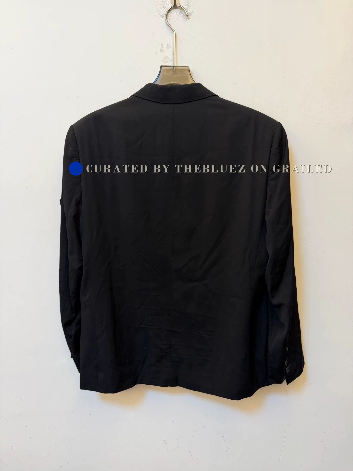 Balenciaga Balenciaga FW21 Washed Black Blazer Size US M / EU 48-50 / 2 - 2 Thumbnail