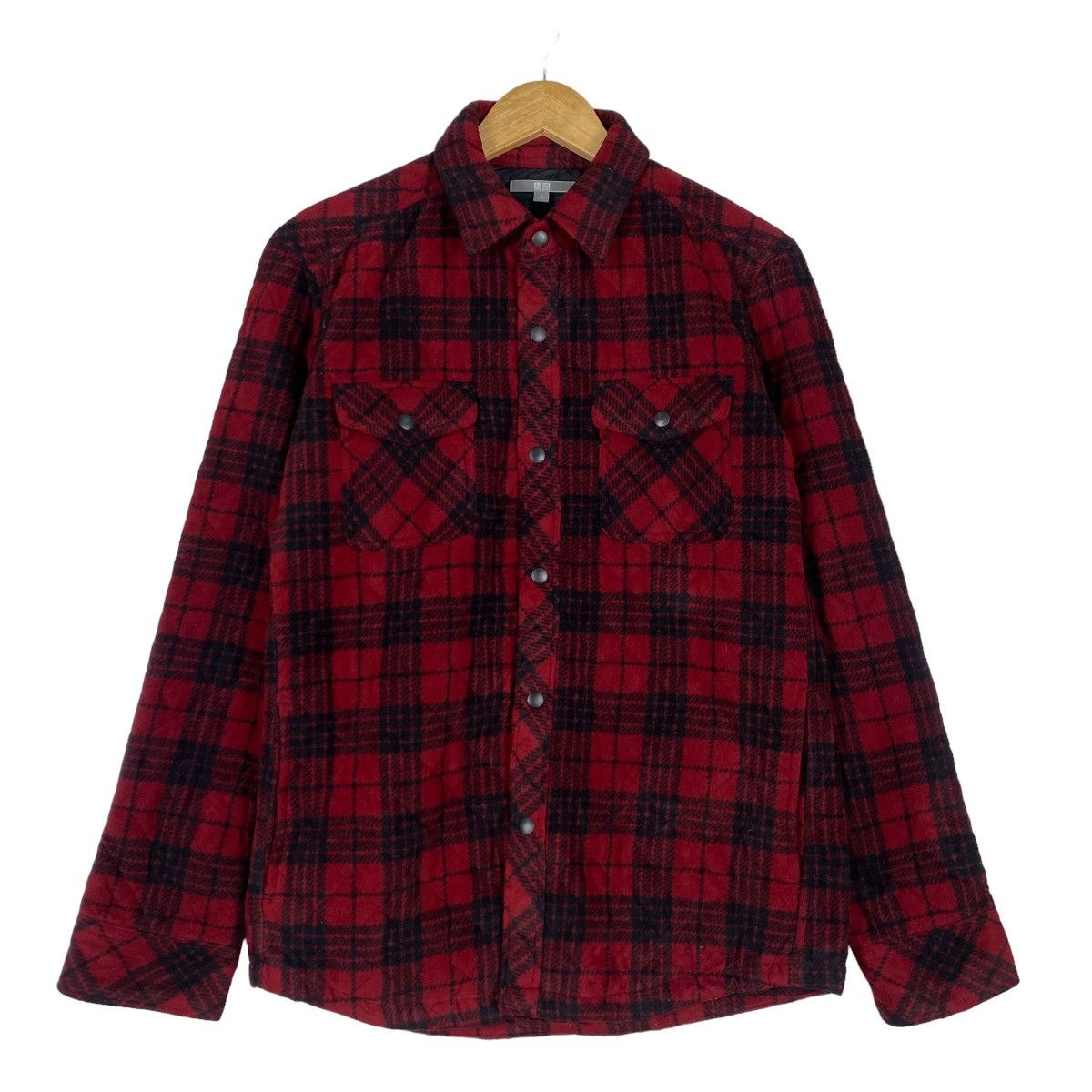 Flannel × Japanese Brand × Uniqlo Red Tartan Uniqlo Flannel warm inner Size US S / EU 44-46 / 1 - 1 Thumbnail