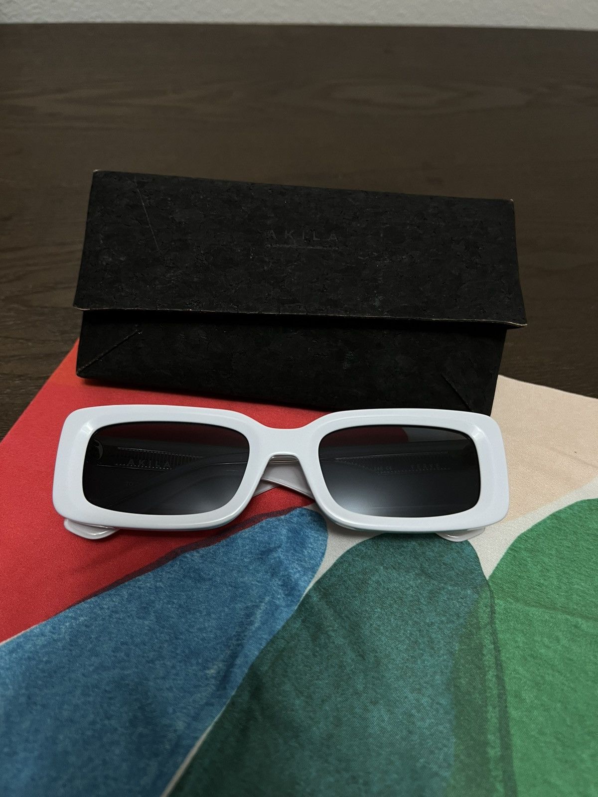 image of Akila White Sunglasses, Men's