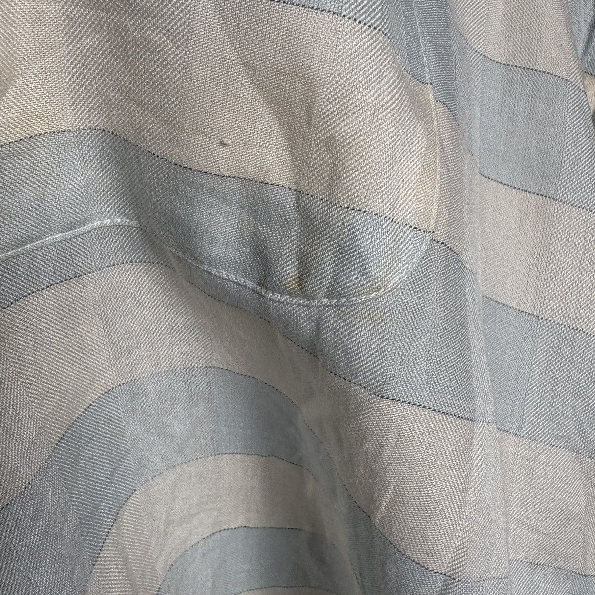 Balmain × Pierre Balmain Pierre Balmain Striped Pocket Shirt Size US L / EU 52-54 / 3 - 8 Thumbnail