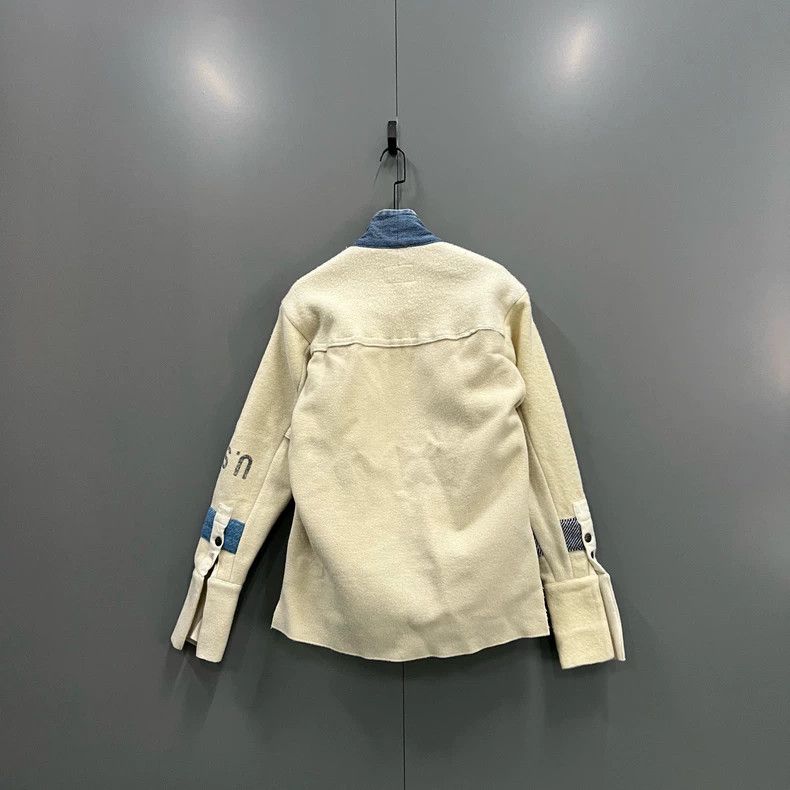 Greg Lauren greg lauren Wool cotton blend contrasting jacket 2506-Nexta Size US M / EU 48-50 / 2 - 2 Thumbnail