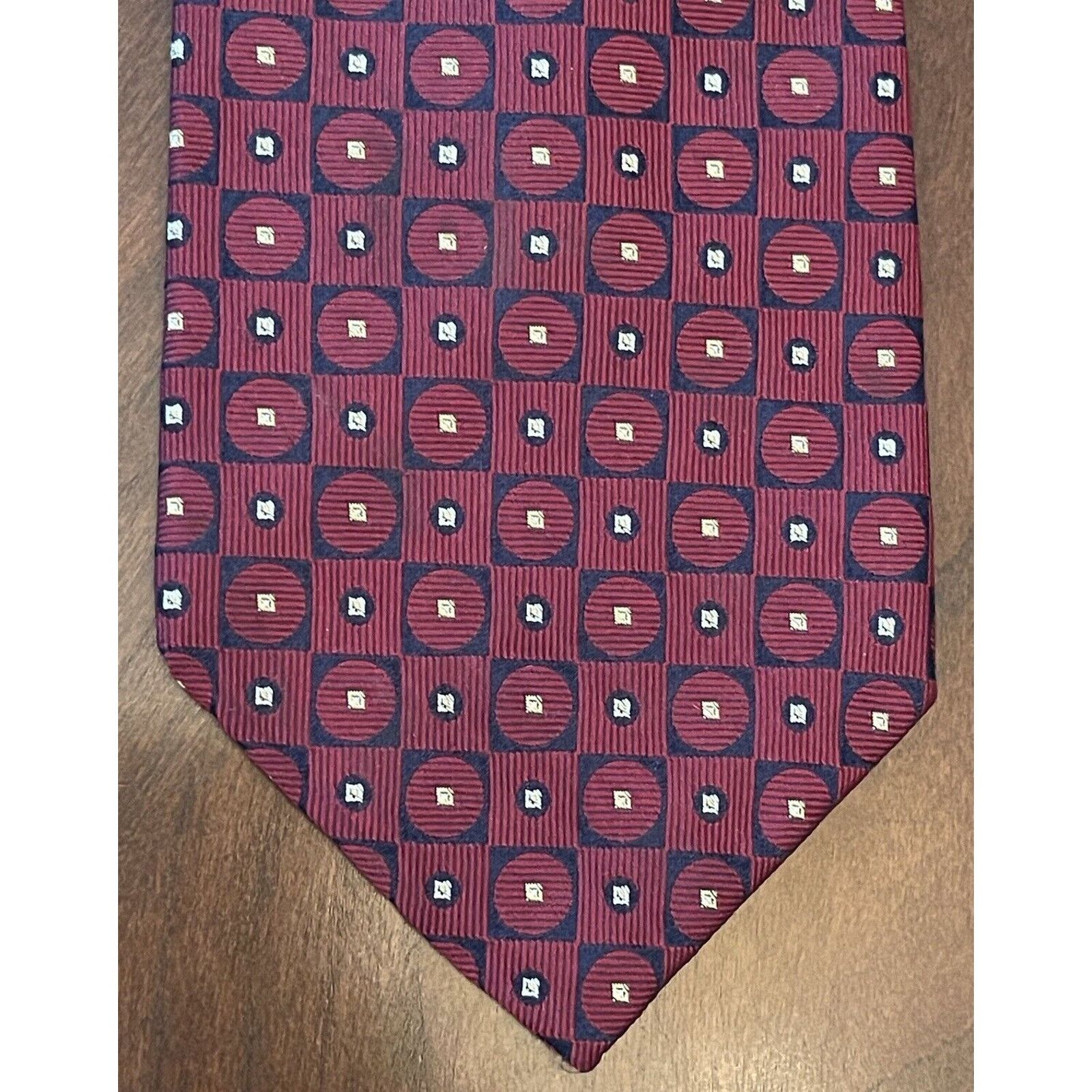 Nautica Nautica Burgundy Imported Silk Men’s Neck Tie Made In Usa Size ONE SIZE - 1 Thumbnail