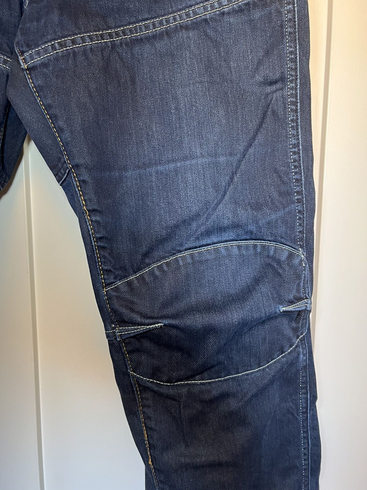 G-Star Vintage G-Star Raw biker knee back buckle straight leg jeans Size US 34 / EU 50 - 10 Thumbnail