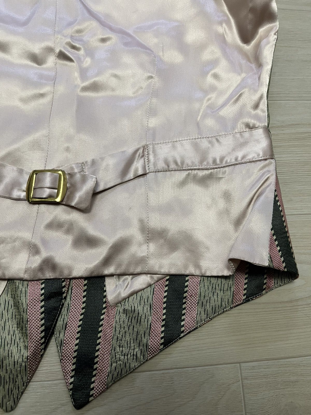 Vivienne Westwood Gold Label 90s Vintage 6 buttons silk waist coat vest jacket Size M / US 6-8 / IT 42-44 - 6 Thumbnail