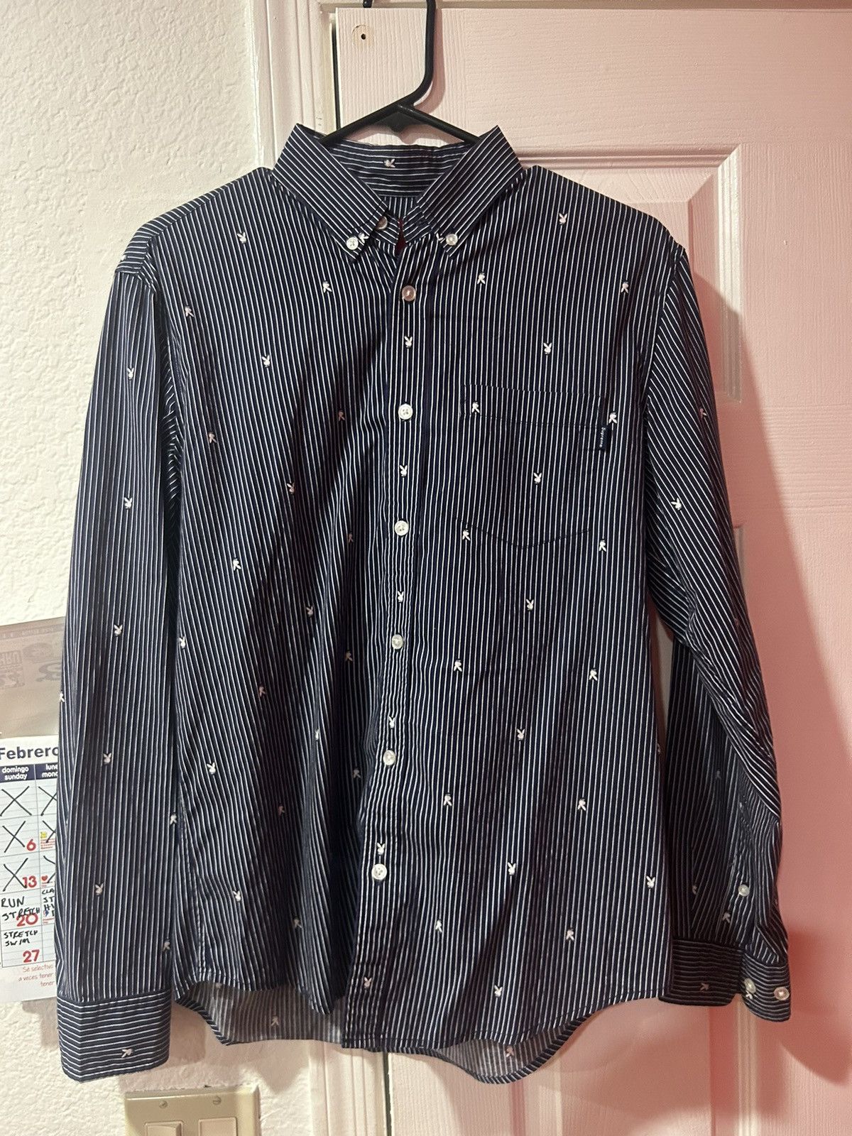 Supreme Supreme Playboy Button Up Oxford Shirt Size US S / EU 44-46 / 1 - 1 Thumbnail
