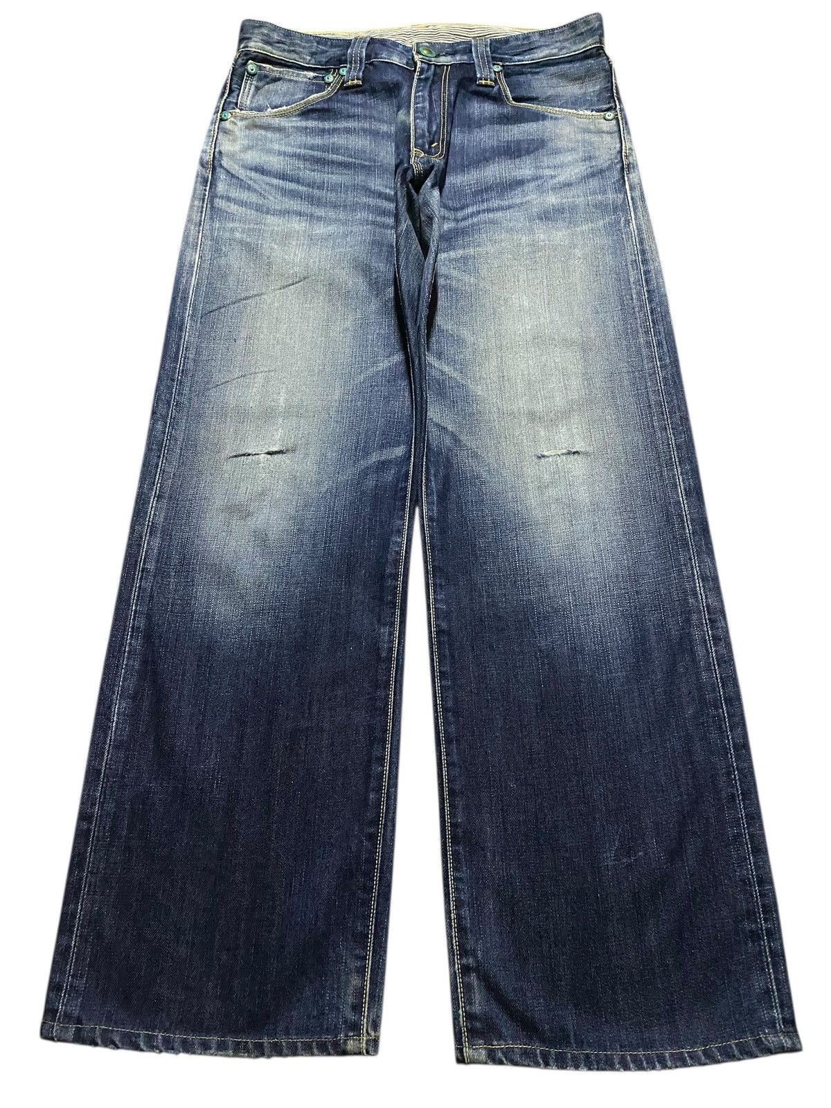 Levi's Vintage Levis 503 Faded Wash Distressed Baggy Jeans Size US 32 / EU 48 - 1 Thumbnail