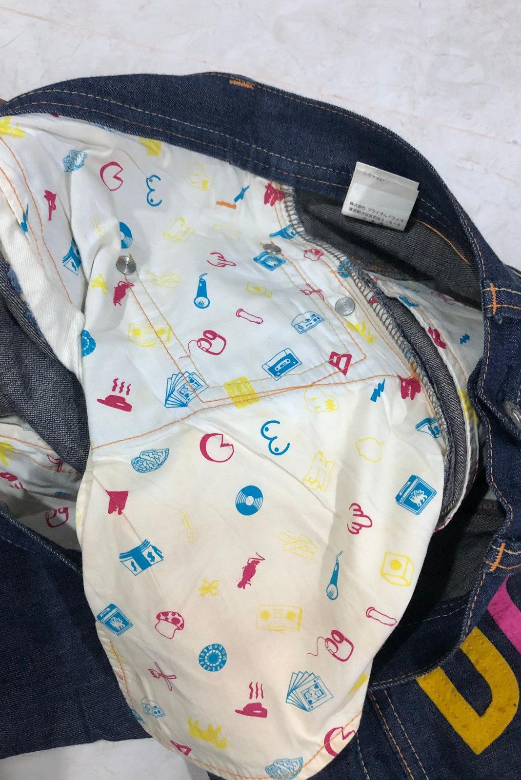 If Six Was Nine × Japanese Brand Doarat Denim Rare Design Fashion Style Size US 33 - 4 Thumbnail