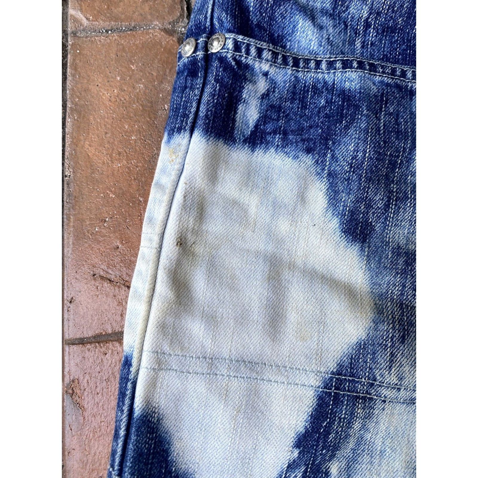 Phat Farm VINTAGE Phat Farm Baggy Long Shorts Size 40 Blue Denim Acid Wash 90s Hip Hop Mens Size US 40 / EU 56 - 5 Thumbnail