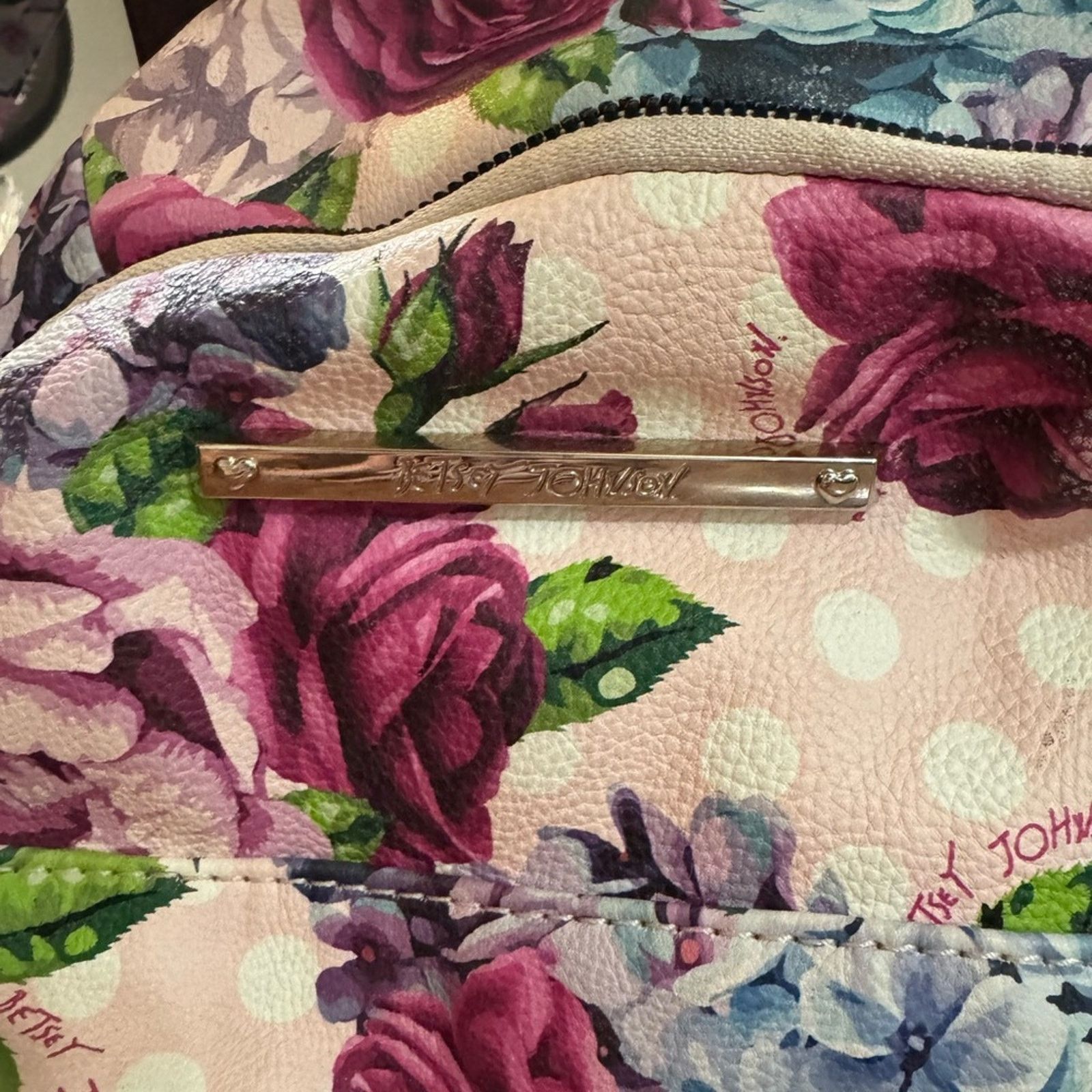 Betsey Johnson Betsey Johnson floral shabby chic mini backpack Size ONE SIZE - 3 Thumbnail