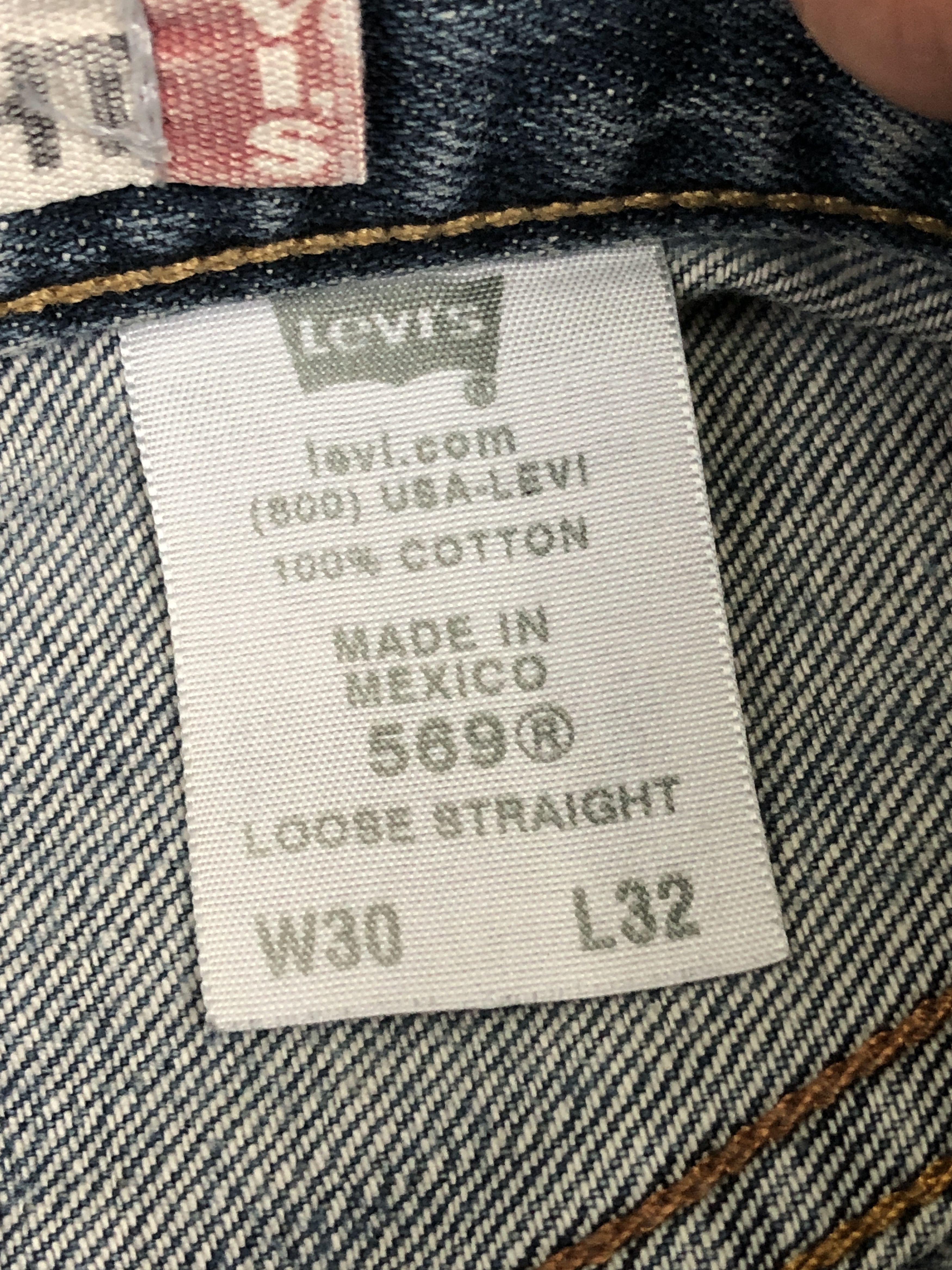 Levi's Distressed Vintage Levis 569 Faded Jeans DP2357 Size US 29 - 7 Thumbnail