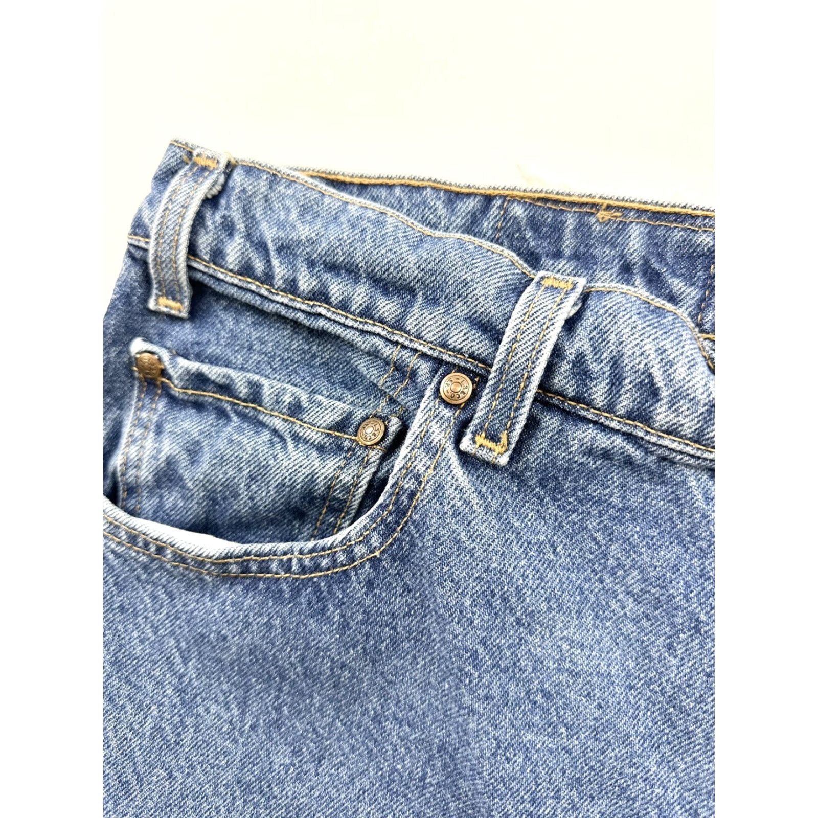 Levi's VINTAGE Levi's 540 Jeans Mens Regular 38 Inseam 30 Brown Tab Denim Pants Blue 5-Pocket Men’s Jeans 90s Outdoor Size US 38 / EU 54 - 5 Thumbnail