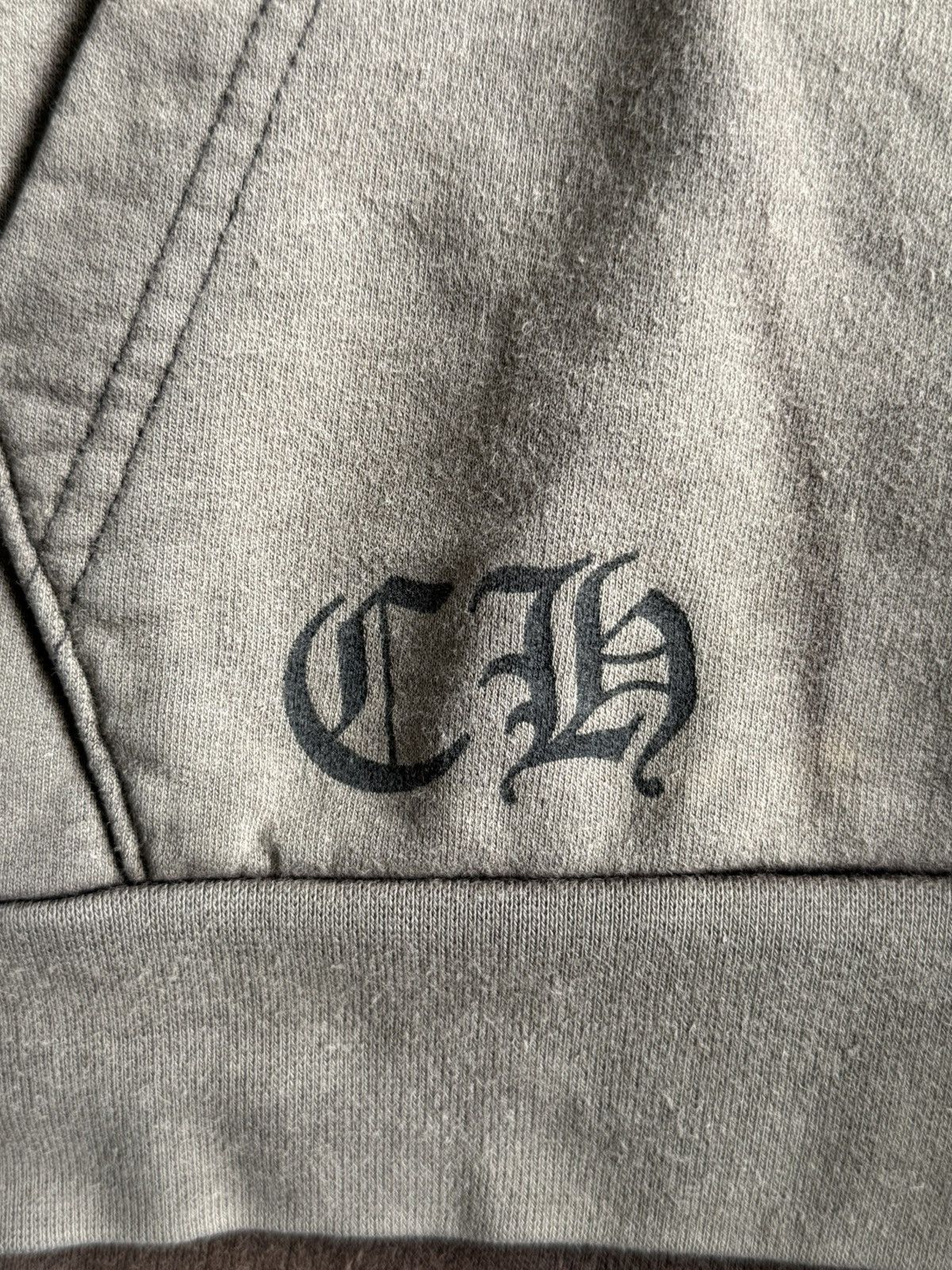 Chrome Hearts Trashed Faded - Horseshoe Floral Hoodie Size US M / EU 48-50 / 2 - 10 Thumbnail