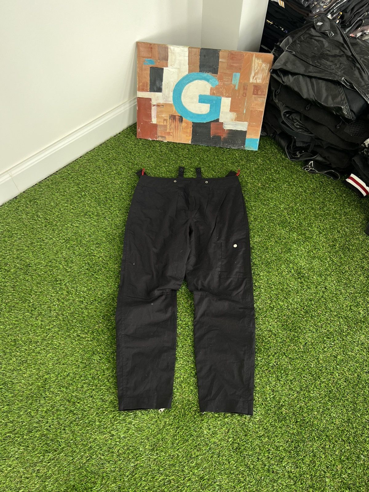 Prada PRADA Pants Cargo Biker Astro Bondage Zipper Laced Vintage Size 28" / US 6 / IT 42 - 11 Thumbnail