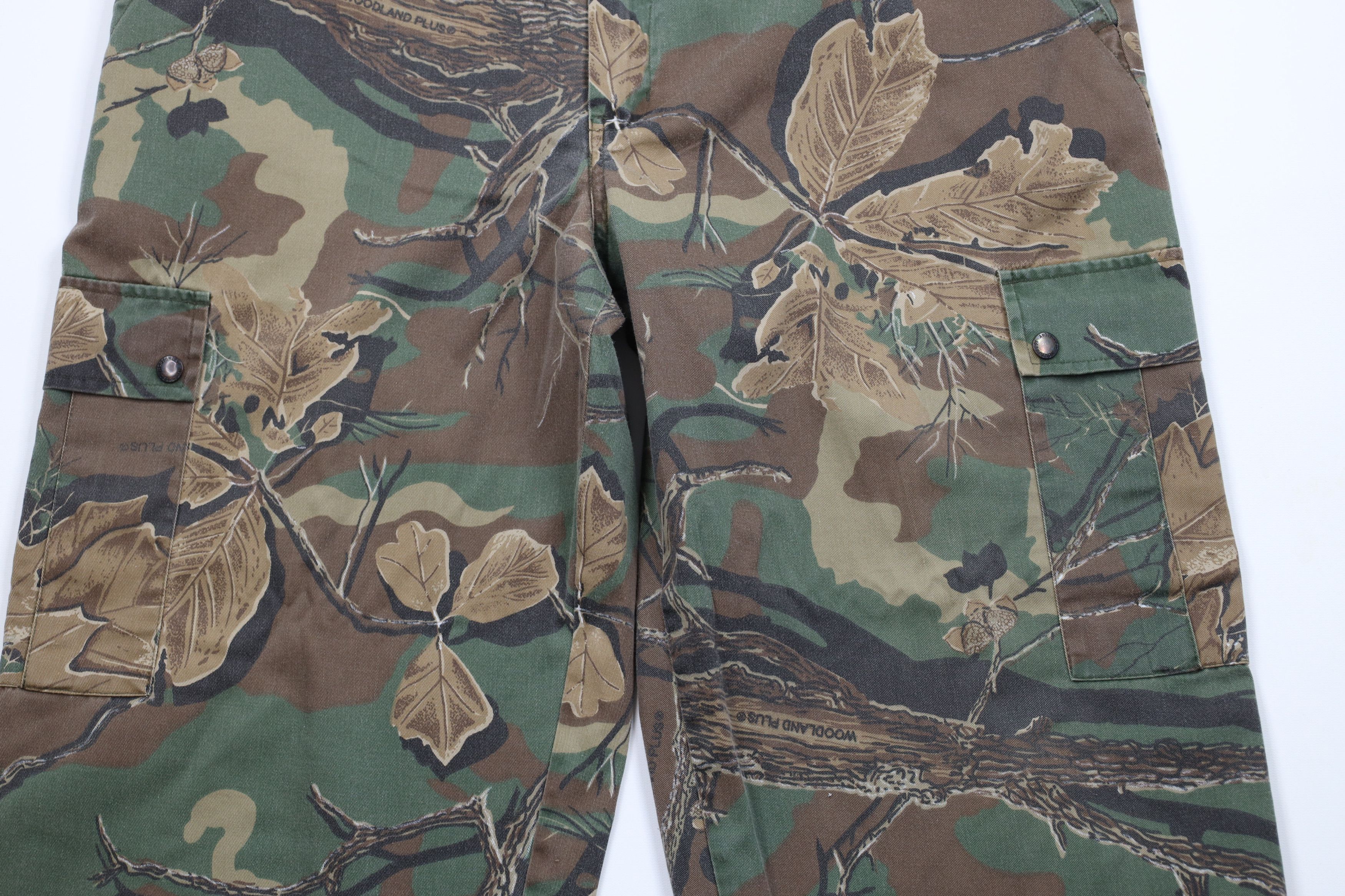 Vintage Vintage 90s Streetwear Camouflage Wide Leg Cargo Pants Size US 38 / EU 54 - 3 Thumbnail