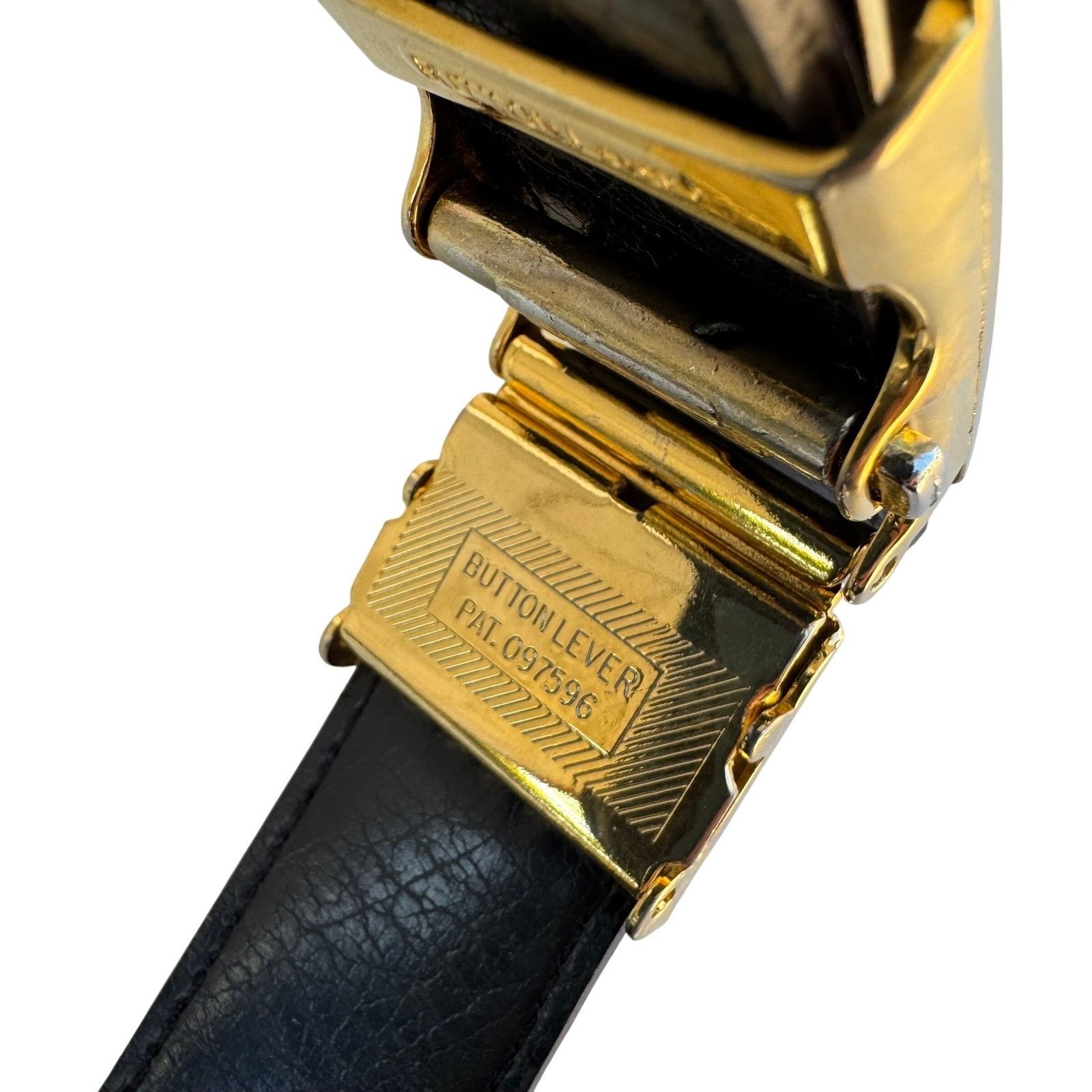 Other Flex Mens Vintage Ratchet Belt Dark Brown Genuine Leather Go Size ONE SIZE - 3 Thumbnail