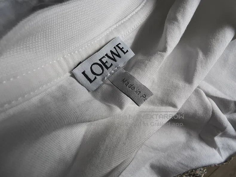 Loewe Loewe Men's Cotton T-Shirt, White, Brand Logo Layering Eff Size US M / EU 48-50 / 2 - 3 Thumbnail