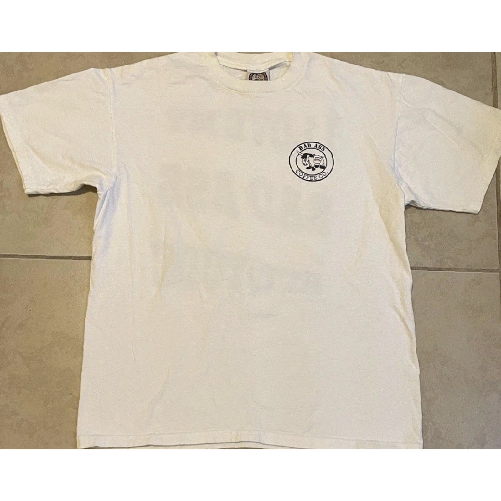 Vintage VINTAGE Bad Ass Coffee I Love My Attitude Shirt M USA Funny Saying Joke Grunge Shirt Mens 90s Size US M / EU 48-50 / 2 - 2 Thumbnail