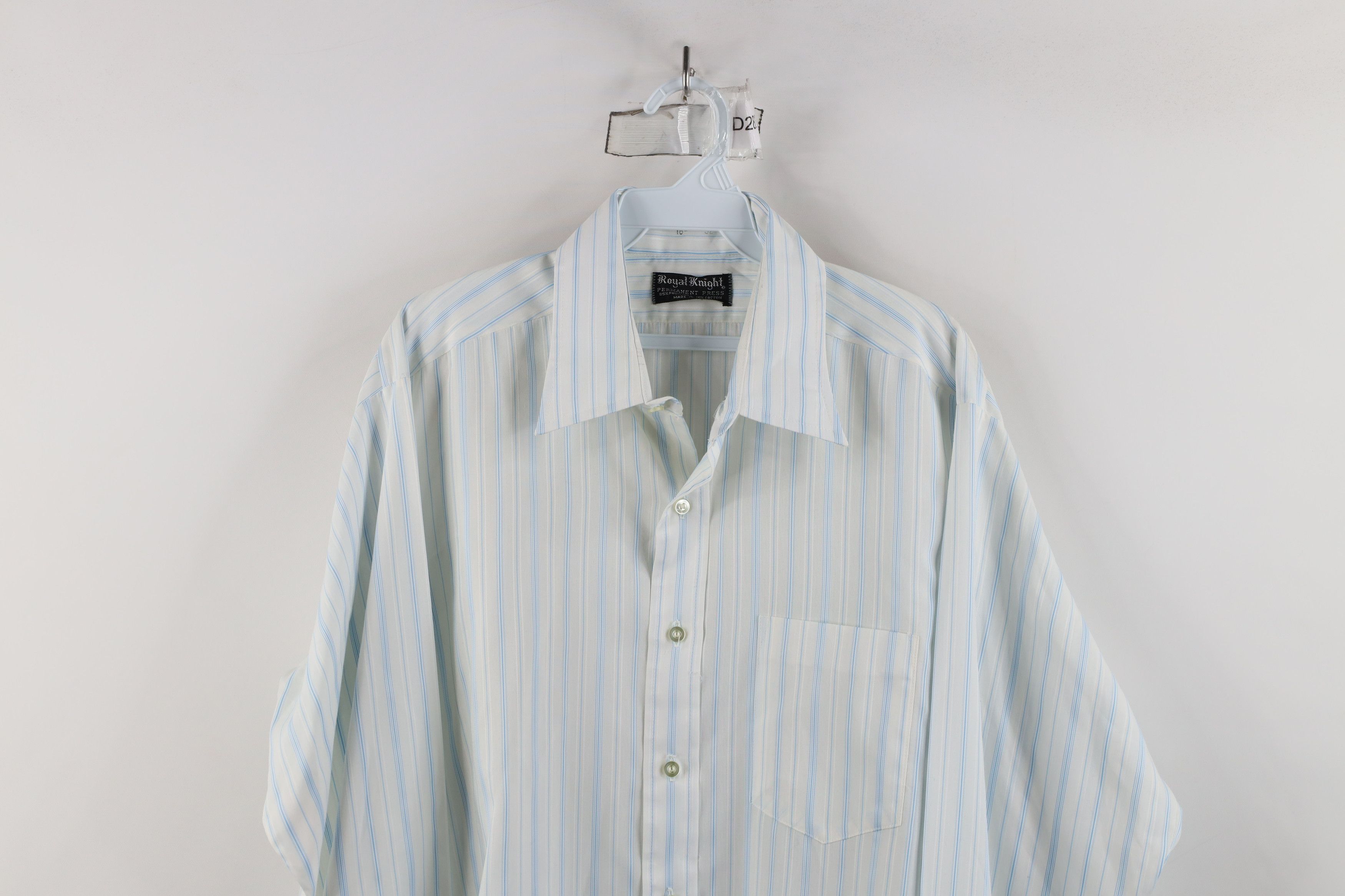 Vintage Vintage 70s Streetwear Striped Collared Button Shirt USA Size US M / EU 48-50 / 2 - 2 Thumbnail