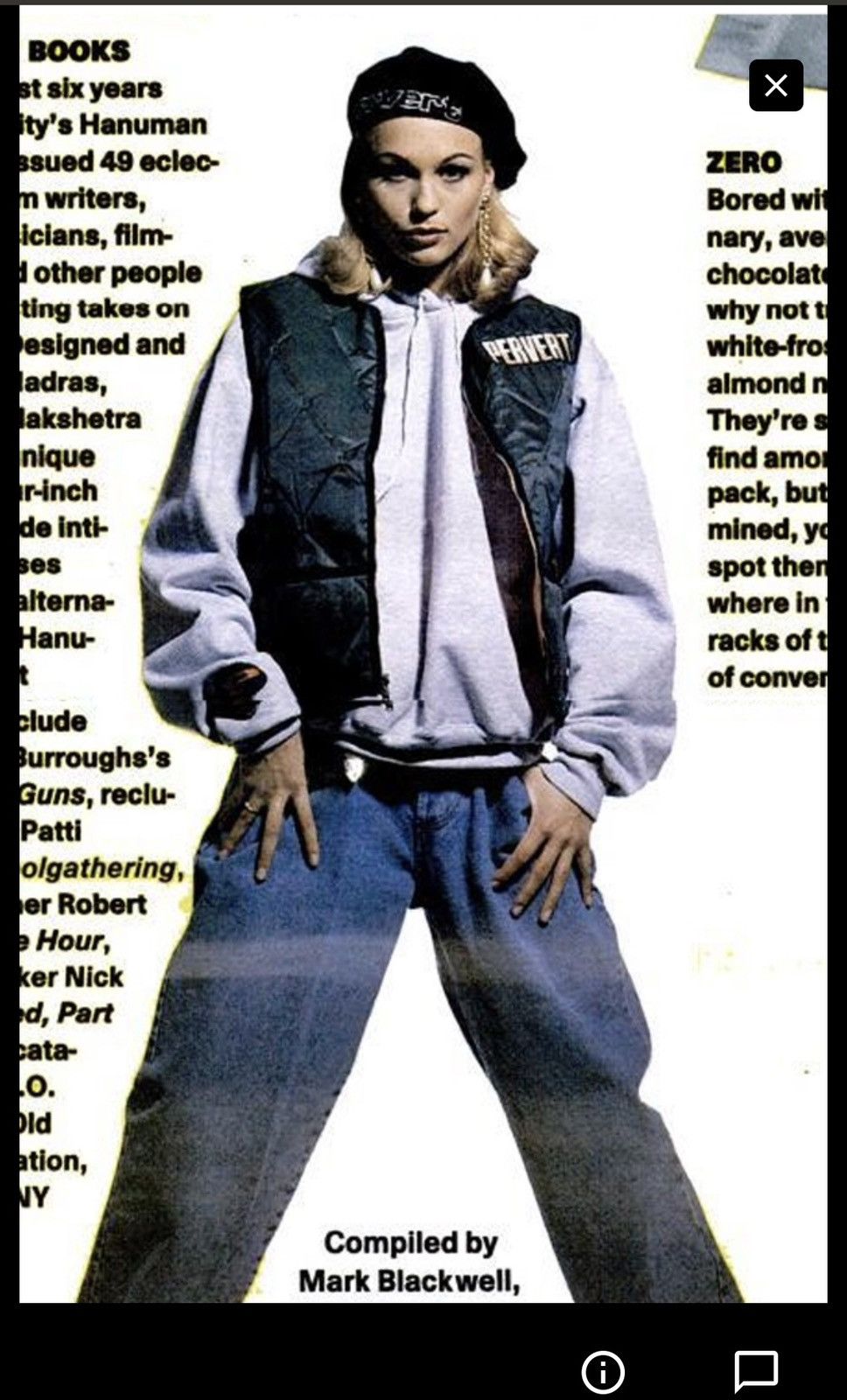 A4 Pervert NYC Og 90s Quilted Vest –lenzip Usa– in Black, Men's (Size Xl) — image 2 of 6
