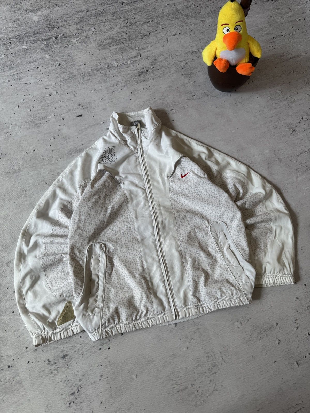 Nike × Vintage NIKE AIR MAX VINTAGE BASIC LOGO OVERSIZE BAGGY LIGHT JACKET Size US S / EU 44-46 / 1 - 1 Thumbnail