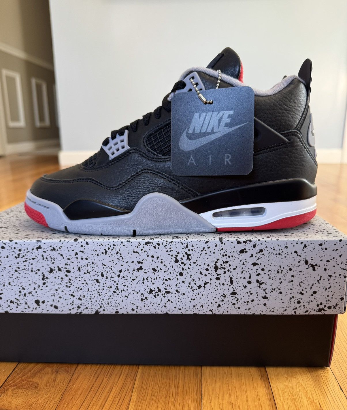 Jordan Brand Air Jordan 4 Retro Bred Reimagined 2024 Size US 9 / EU 42 - 5 Thumbnail