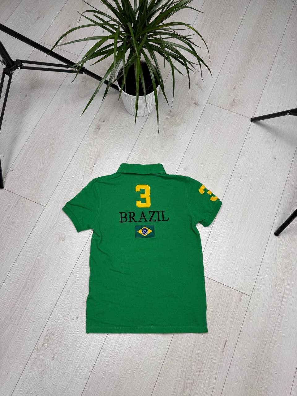 Polo Ralph Lauren Polo Ralph Lauren T-shirt green yellow BRASIL Size XS / US 0-2 / IT 36-38 - 11 Thumbnail