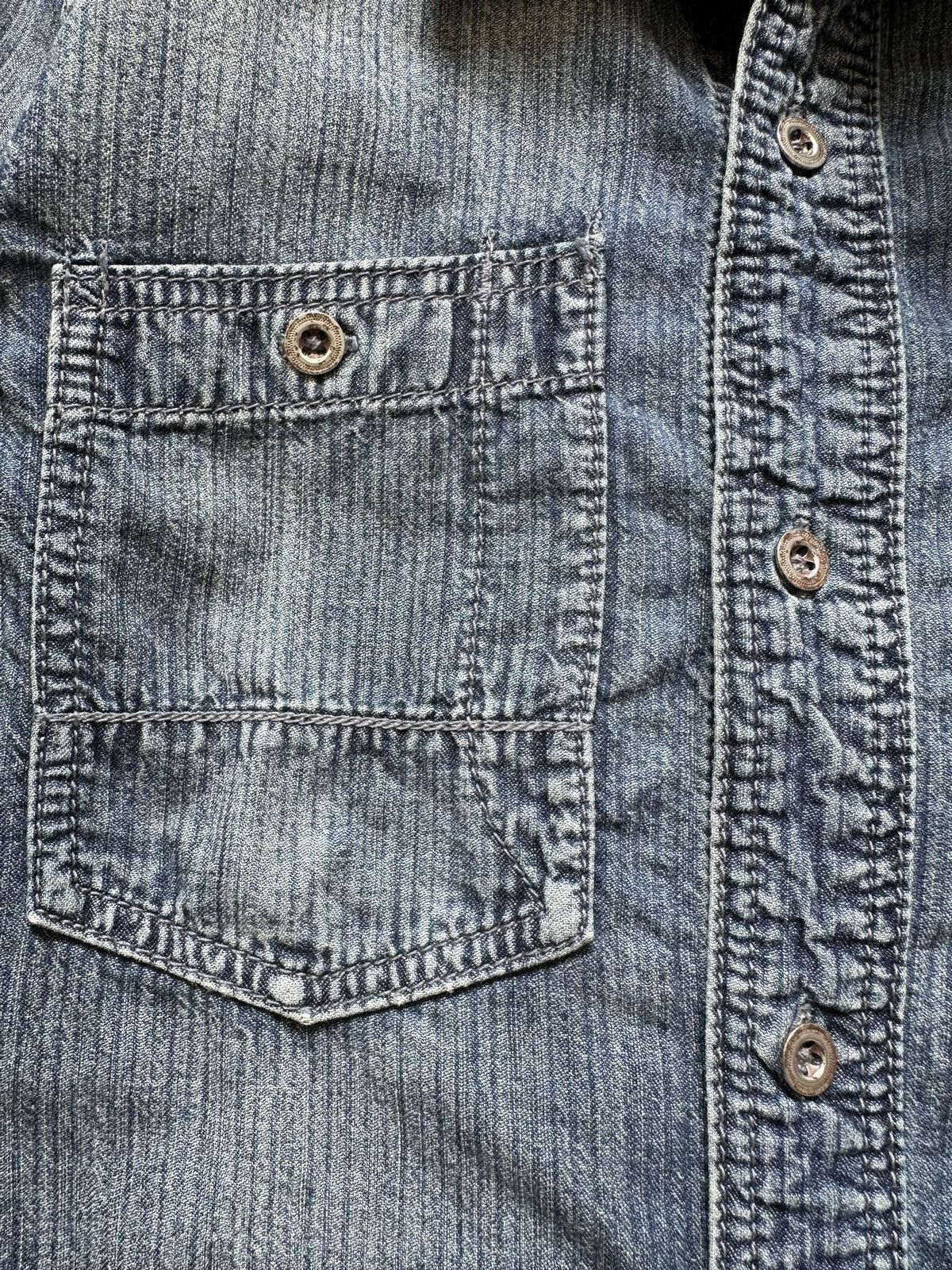 GOA 00's GOA military style dyed denim shirt Size US M / EU 48-50 / 2 - 6 Thumbnail