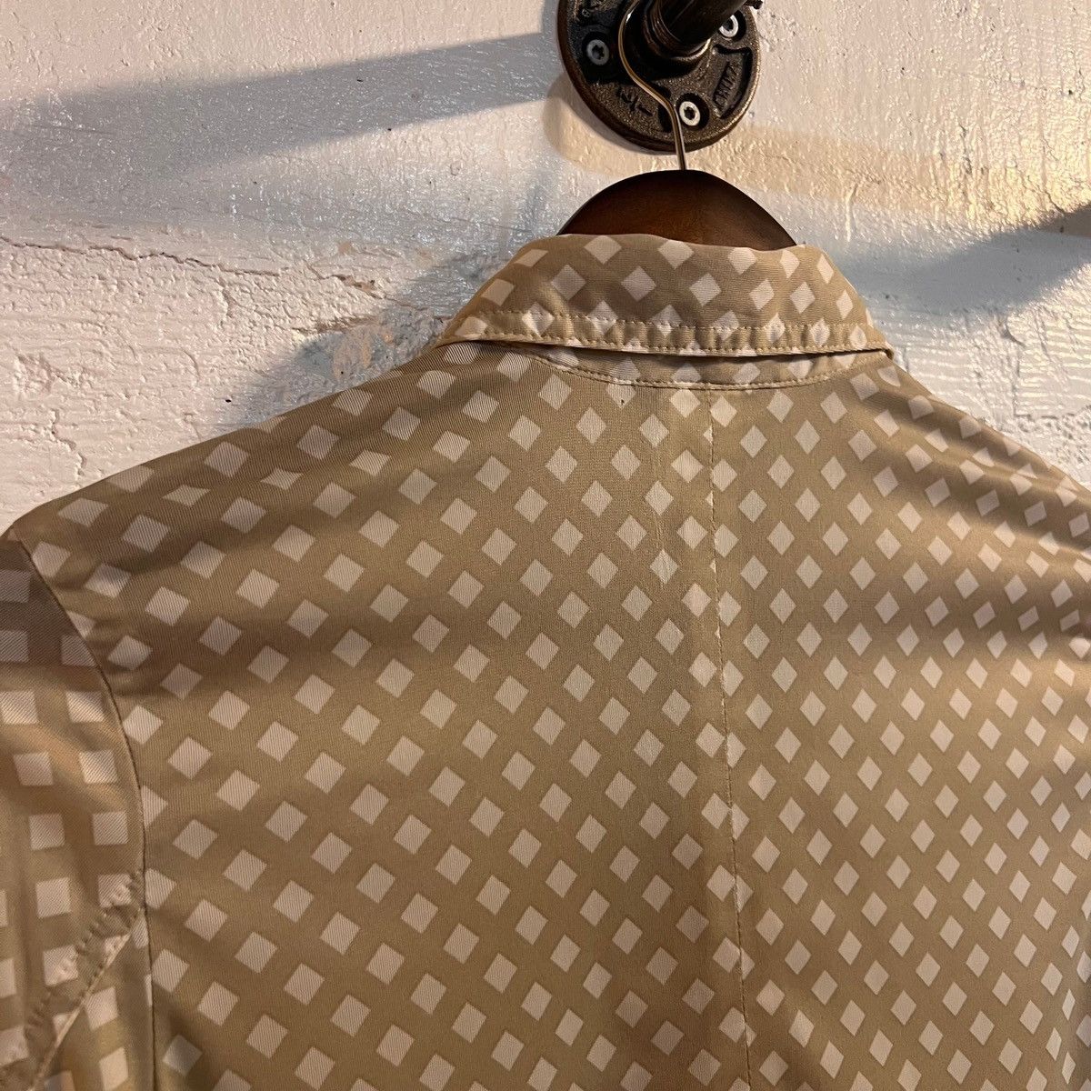 Designer × Diesel × Vintage Vintage Diesel Nylon Button-Up Long Sleeve Collared Blouse Size S / US 4 / IT 40 - 6 Thumbnail
