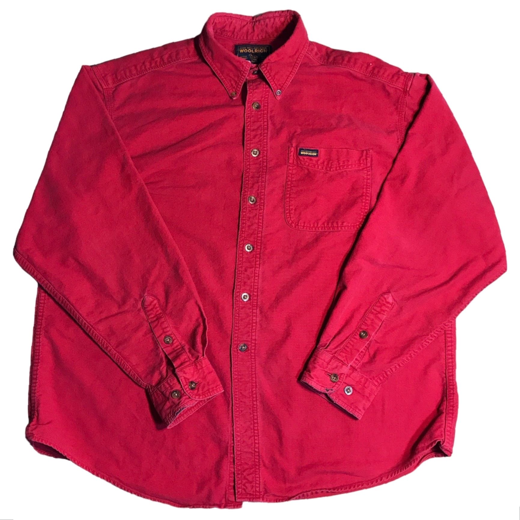 Vintage VINTAGE Woolrich Shirt Mens 2XL Red Button Up Sportsman Outdoor Worn Distressed Size US XXL / EU 58 / 5 - 2 Thumbnail