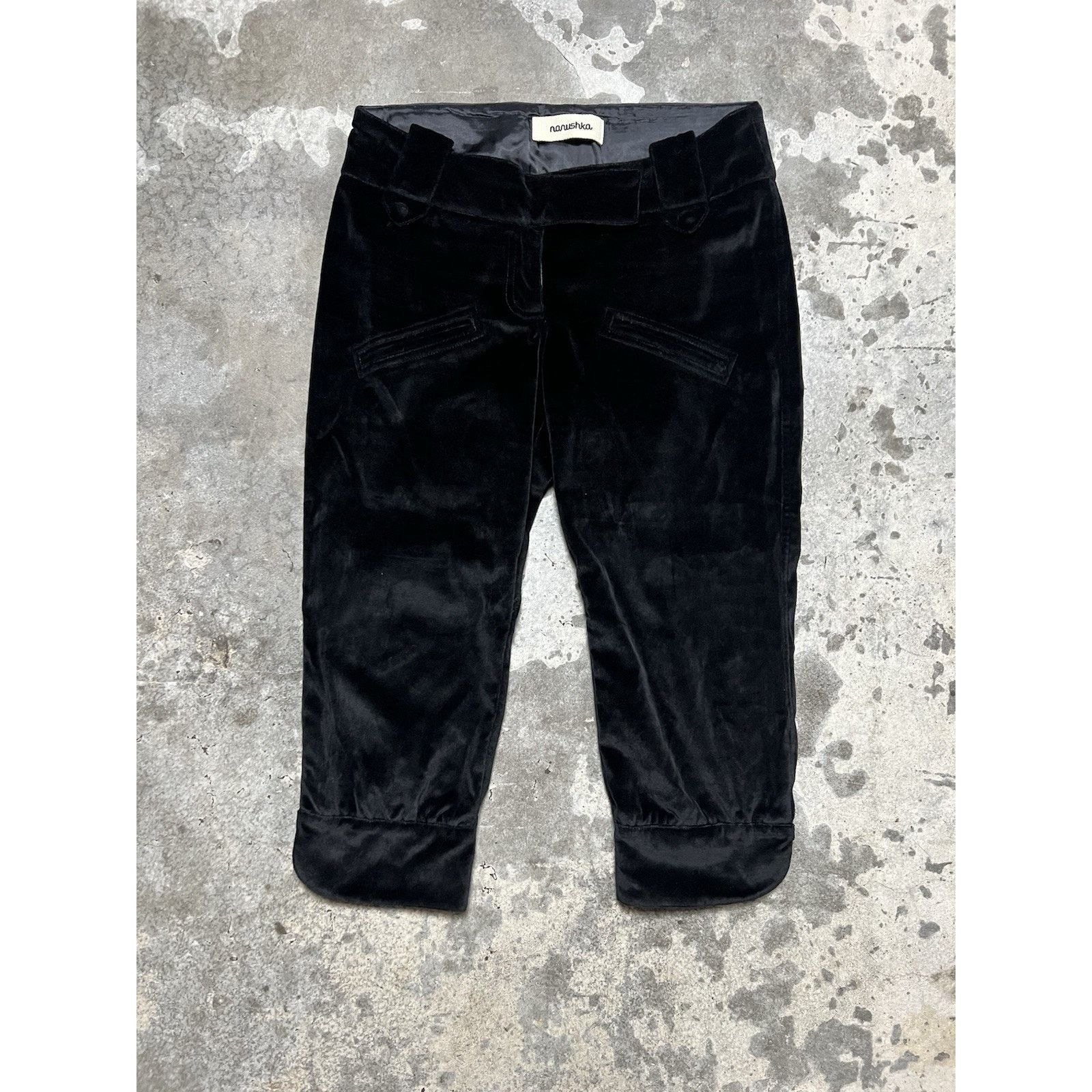 Nanushka Nanushka Black Cotton Capri Pants Shorts Size Small 31x19.5 Size 31" - 1 Thumbnail