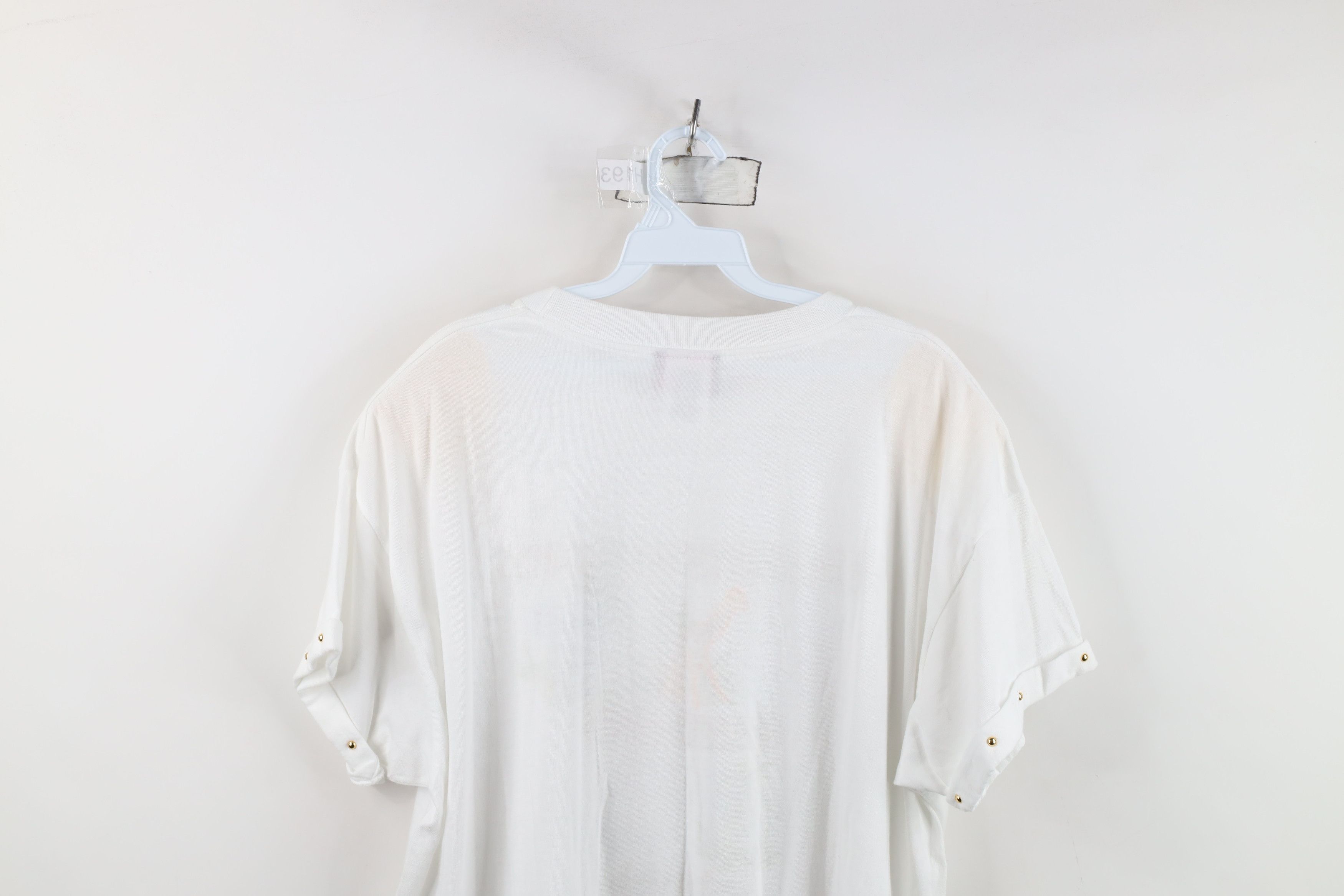 Vintage Vintage 90s Streetwear Safari Zebra Lion Tiger T-Shirt White Size US L / EU 52-54 / 3 - 13 Thumbnail