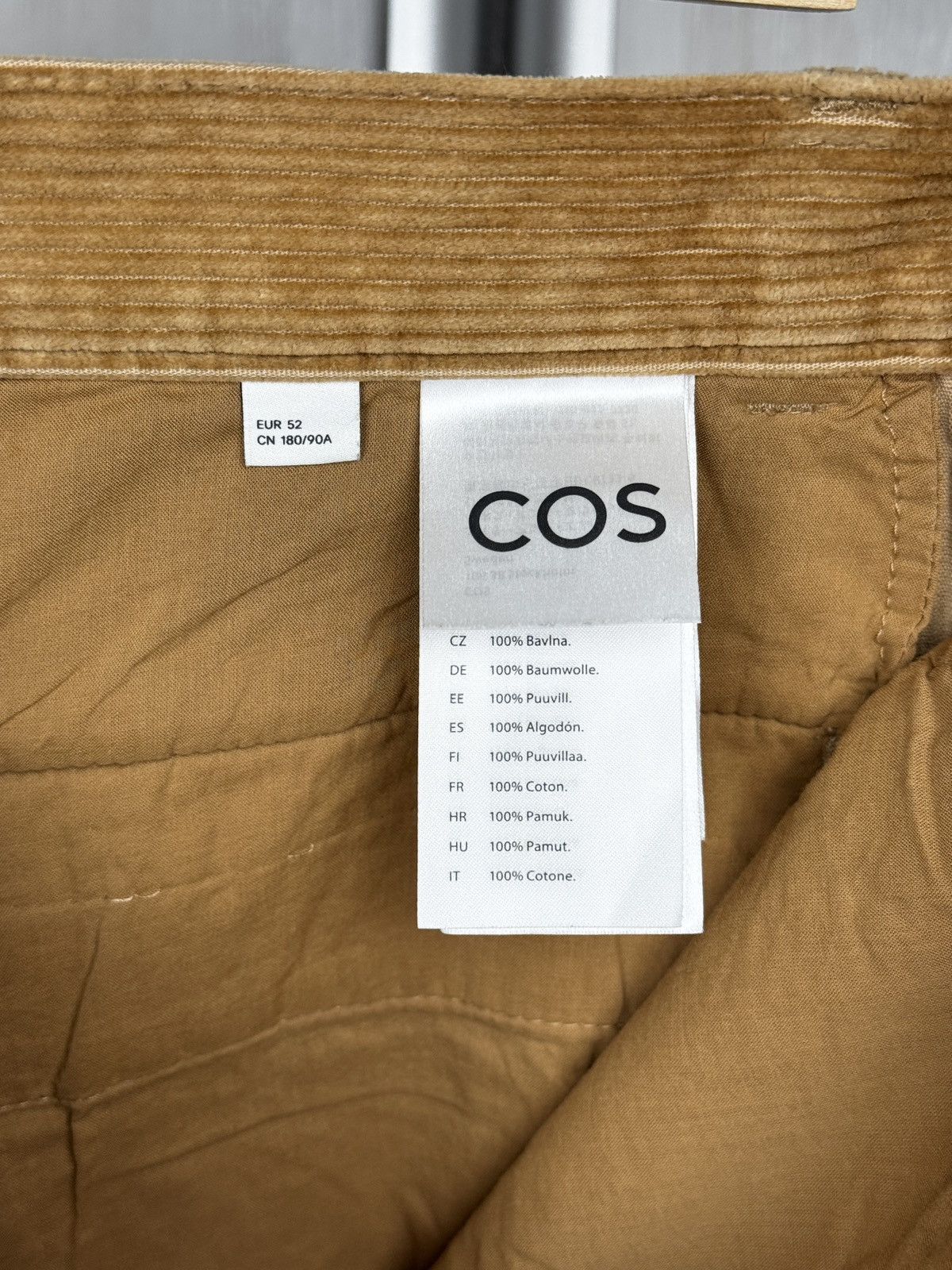 Cos COS Relaxed Fit Corduroy Cropped Pants size 52 Size US 36 / EU 52 - 8 Thumbnail