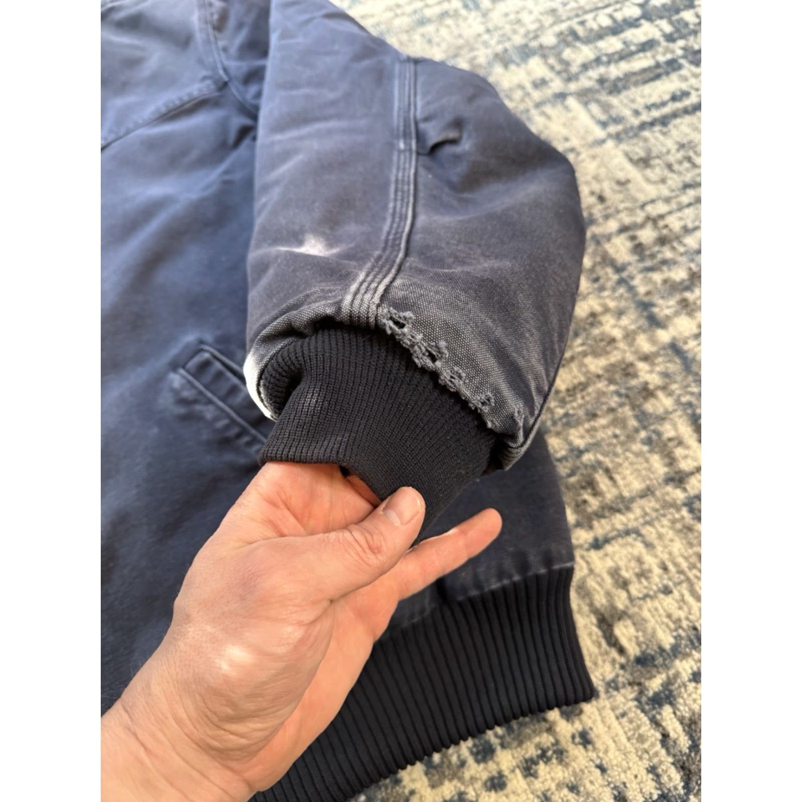 Carhartt VINTAGE Carhartt J14 MDT Santa Fe Jacket Men's Navy Quilted Workwear Coat 3XL Blue Carhartt J14 Mid-Length Quilted Canvas Coat Mens Jacket Size US XXL / EU 58 / 5 - 4 Thumbnail
