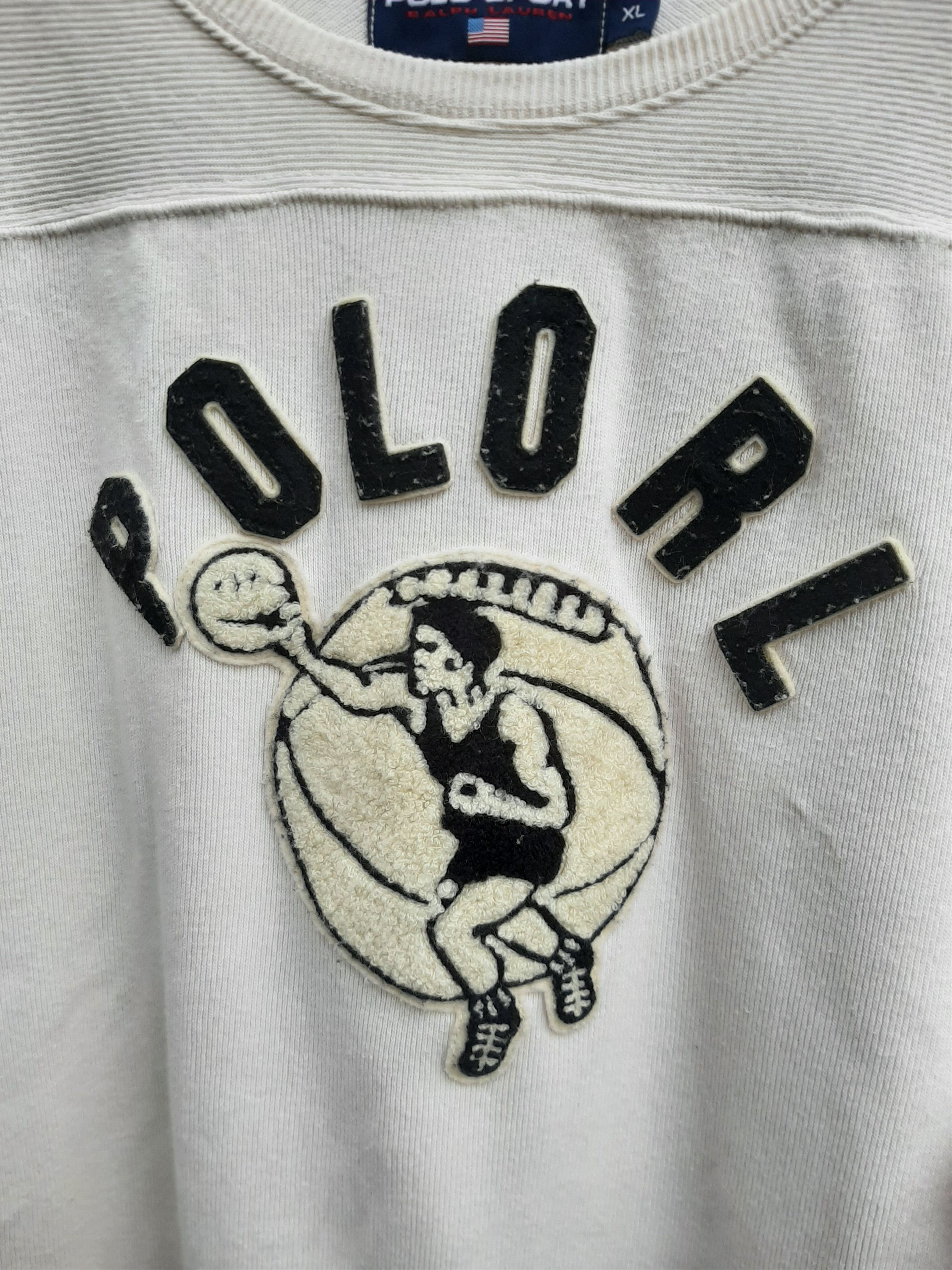 Polo Ralph Lauren × Vintage Vintage Polo Sport RL Basketball Longsleeve Tee Size US XL / EU 56 / 4 - 1 Thumbnail