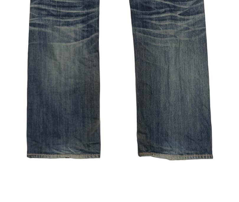 Levi's Vintage Levis 502 Straight Faded Blue Jeans Distressed Size US 32 / EU 48 - 3 Thumbnail